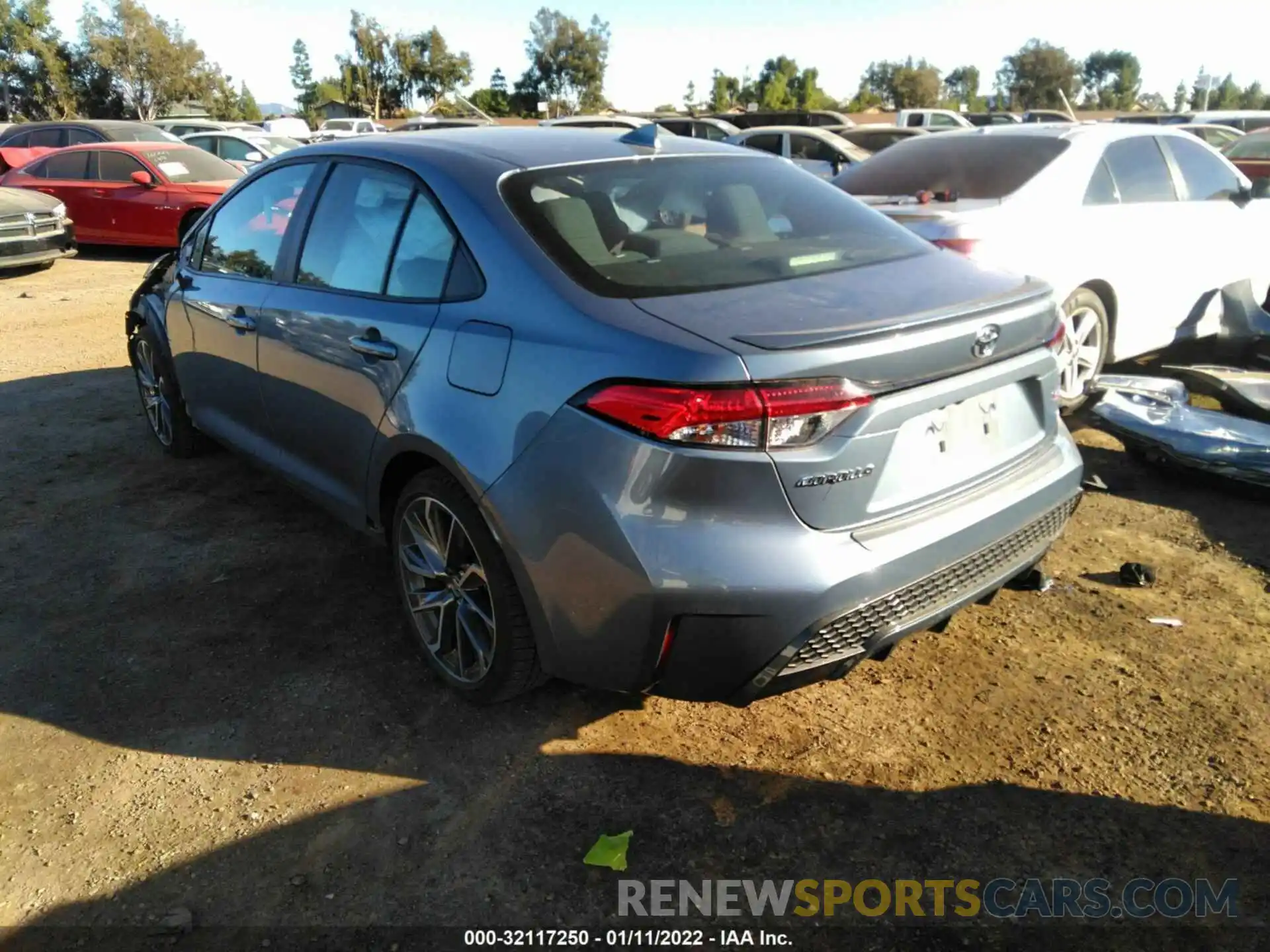 3 Photograph of a damaged car 5YFS4RCEXLP038032 TOYOTA COROLLA 2020