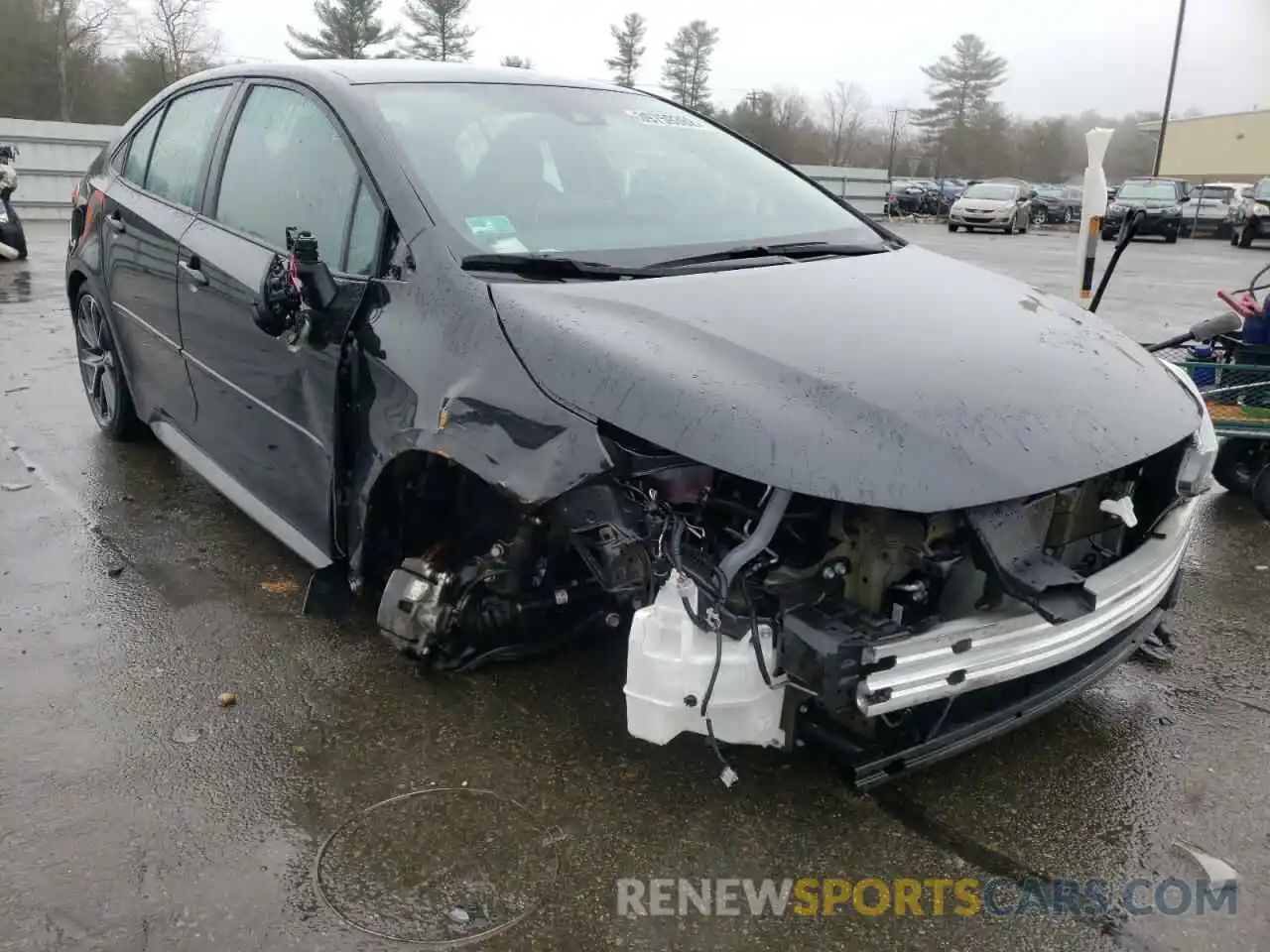 1 Photograph of a damaged car 5YFS4RCEXLP038371 TOYOTA COROLLA 2020