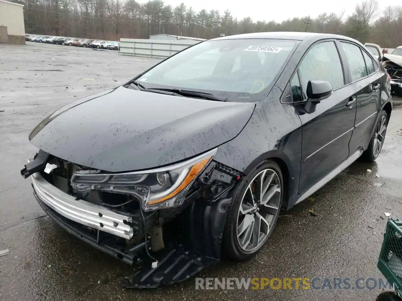 2 Photograph of a damaged car 5YFS4RCEXLP038371 TOYOTA COROLLA 2020