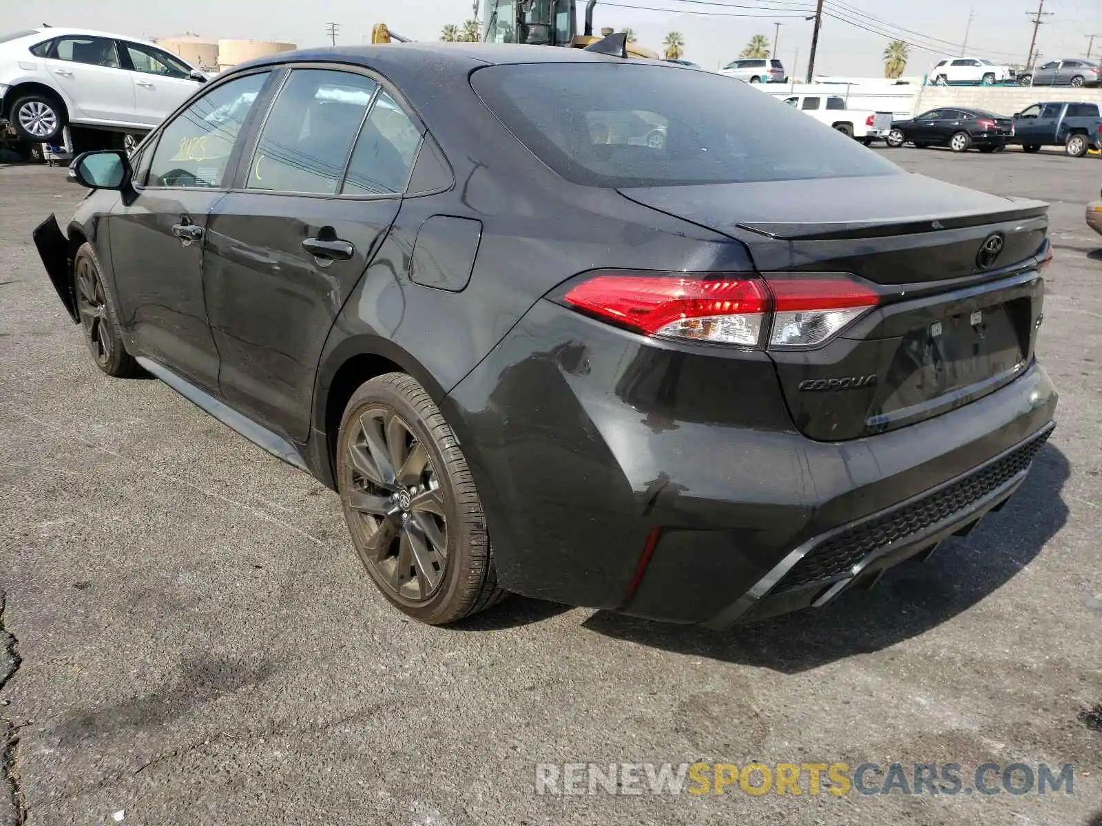 3 Photograph of a damaged car 5YFS4RCEXLP040251 TOYOTA COROLLA 2020