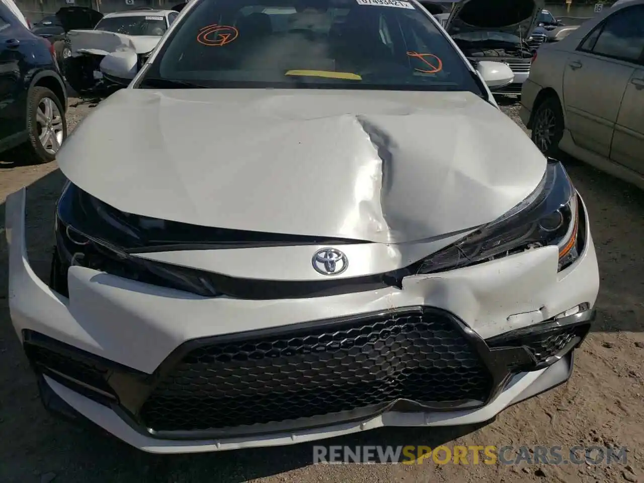 9 Photograph of a damaged car 5YFS4RCEXLP041397 TOYOTA COROLLA 2020