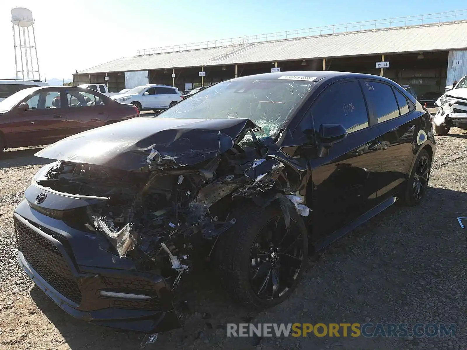 2 Photograph of a damaged car 5YFS4RCEXLP041593 TOYOTA COROLLA 2020