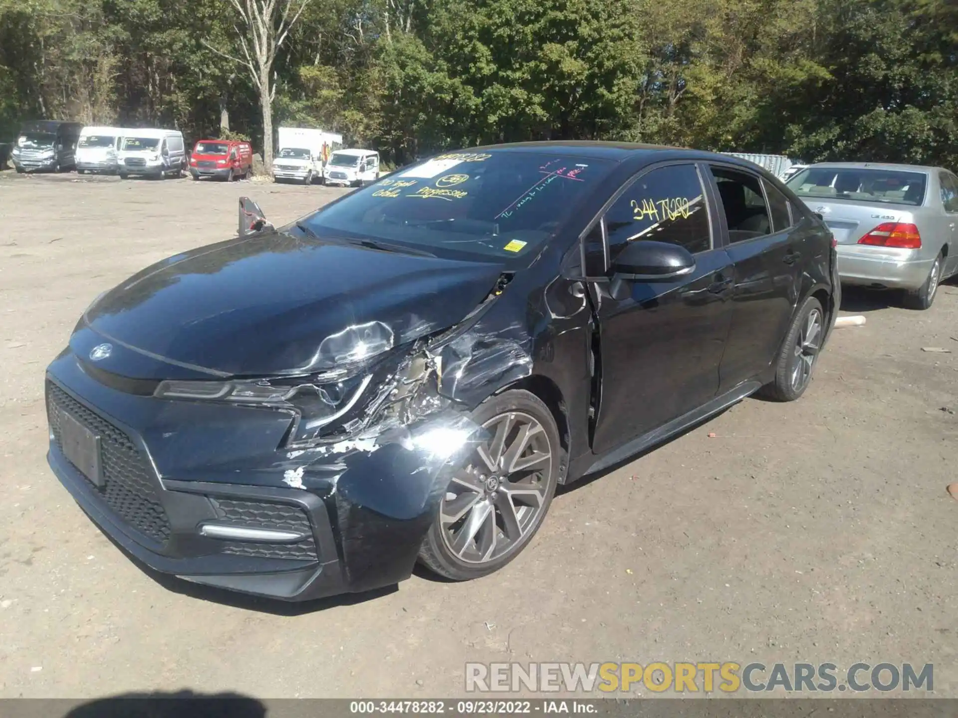 2 Photograph of a damaged car 5YFS4RCEXLP043800 TOYOTA COROLLA 2020