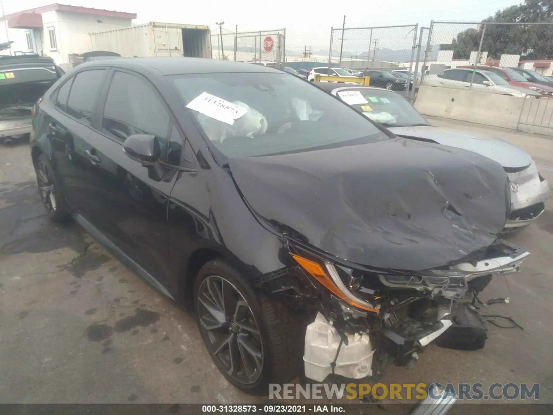 1 Photograph of a damaged car 5YFS4RCEXLP044431 TOYOTA COROLLA 2020