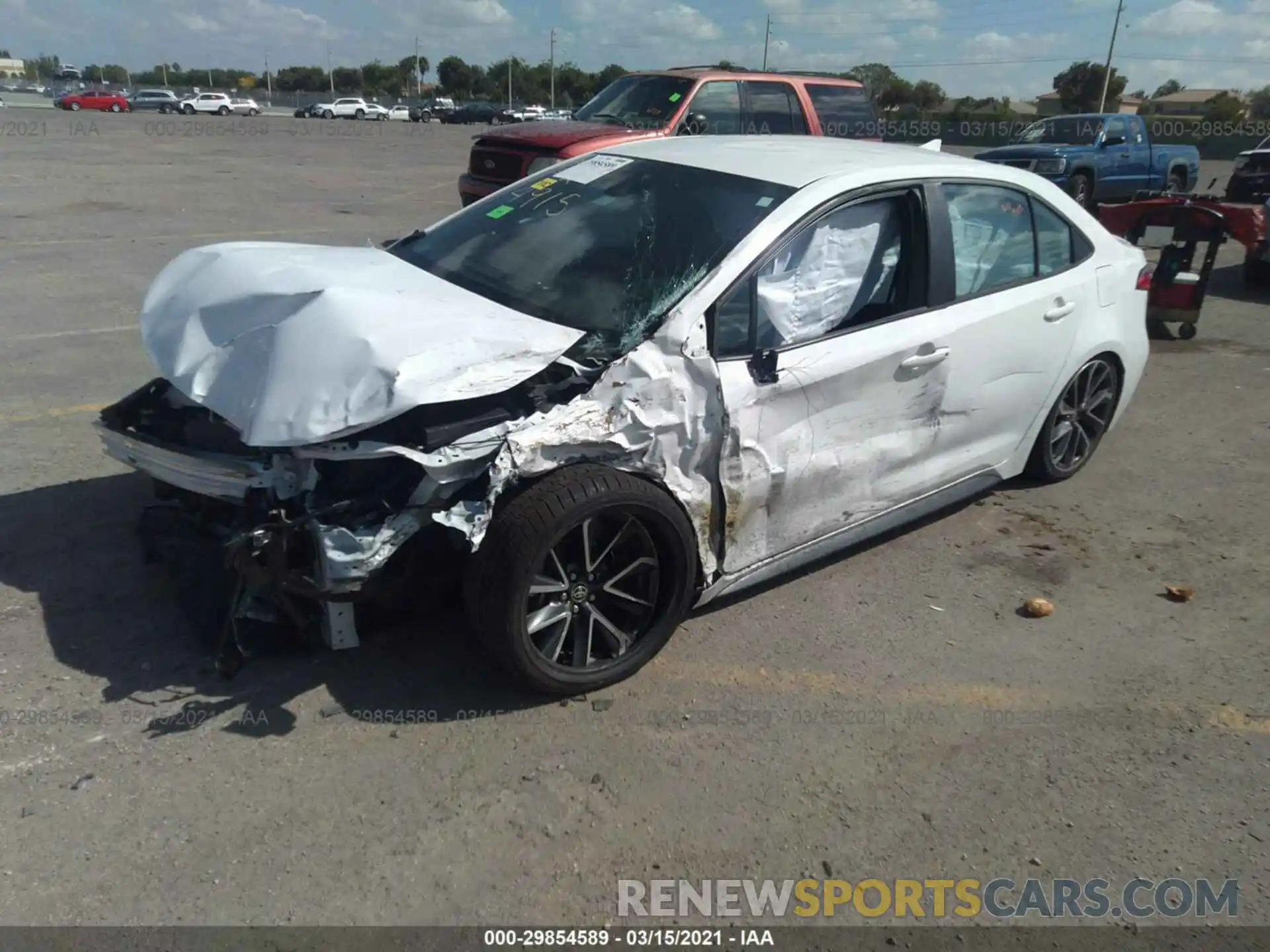 2 Photograph of a damaged car 5YFS4RCEXLP044915 TOYOTA COROLLA 2020