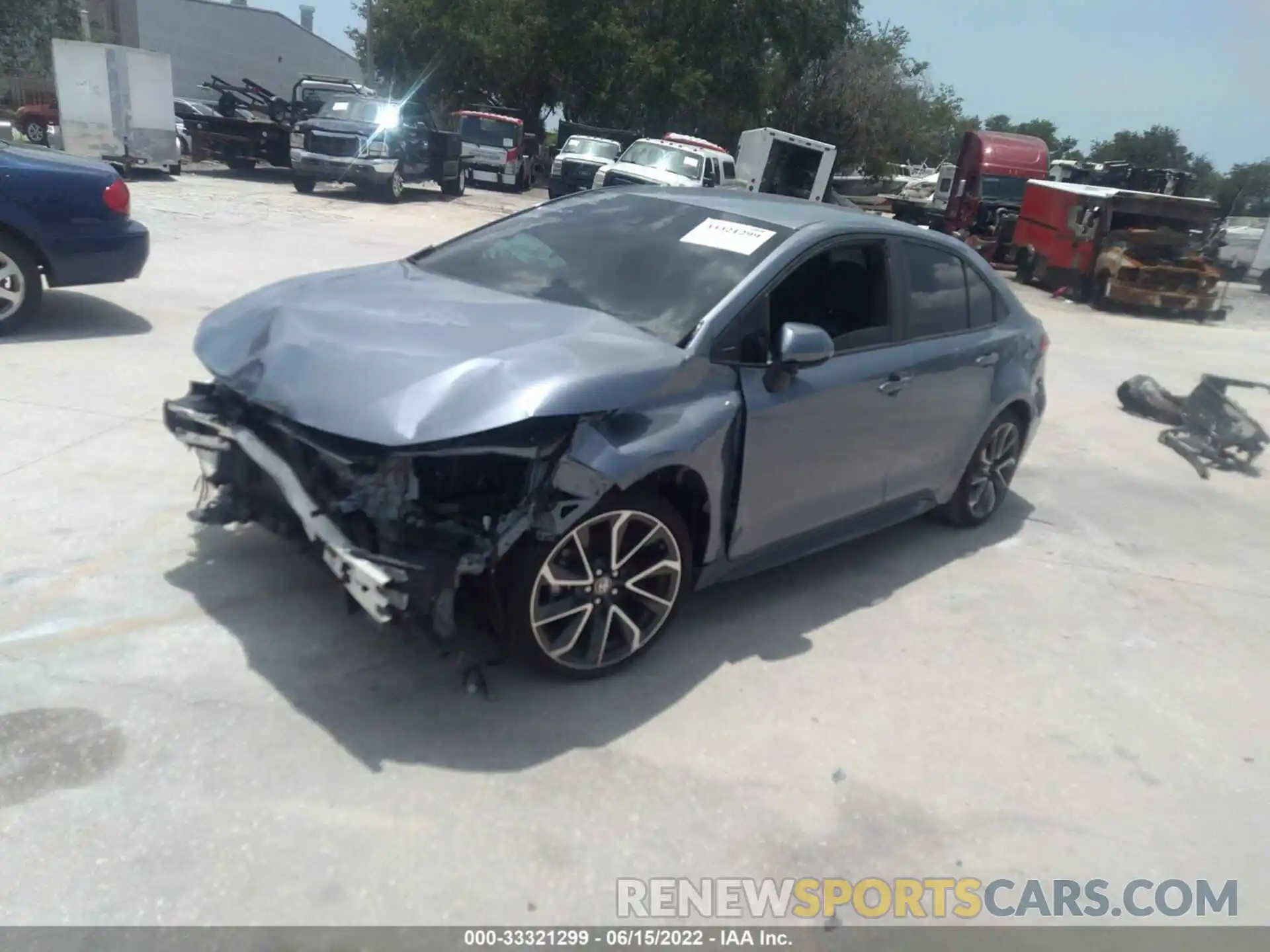 2 Photograph of a damaged car 5YFS4RCEXLP046356 TOYOTA COROLLA 2020