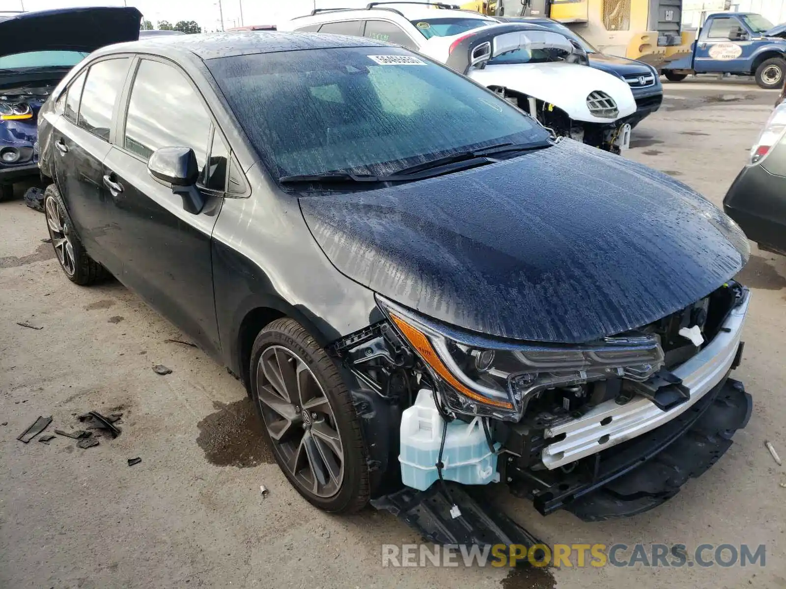 1 Photograph of a damaged car 5YFS4RCEXLP047295 TOYOTA COROLLA 2020