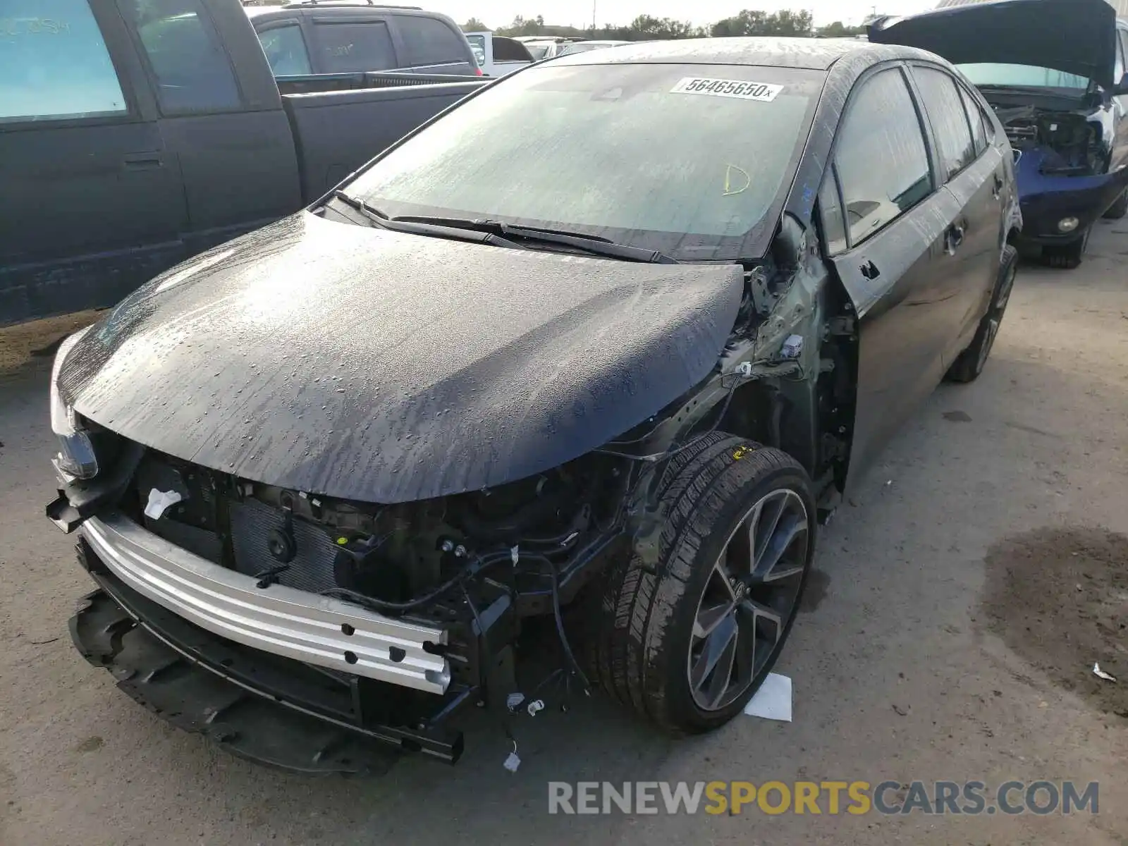 2 Photograph of a damaged car 5YFS4RCEXLP047295 TOYOTA COROLLA 2020