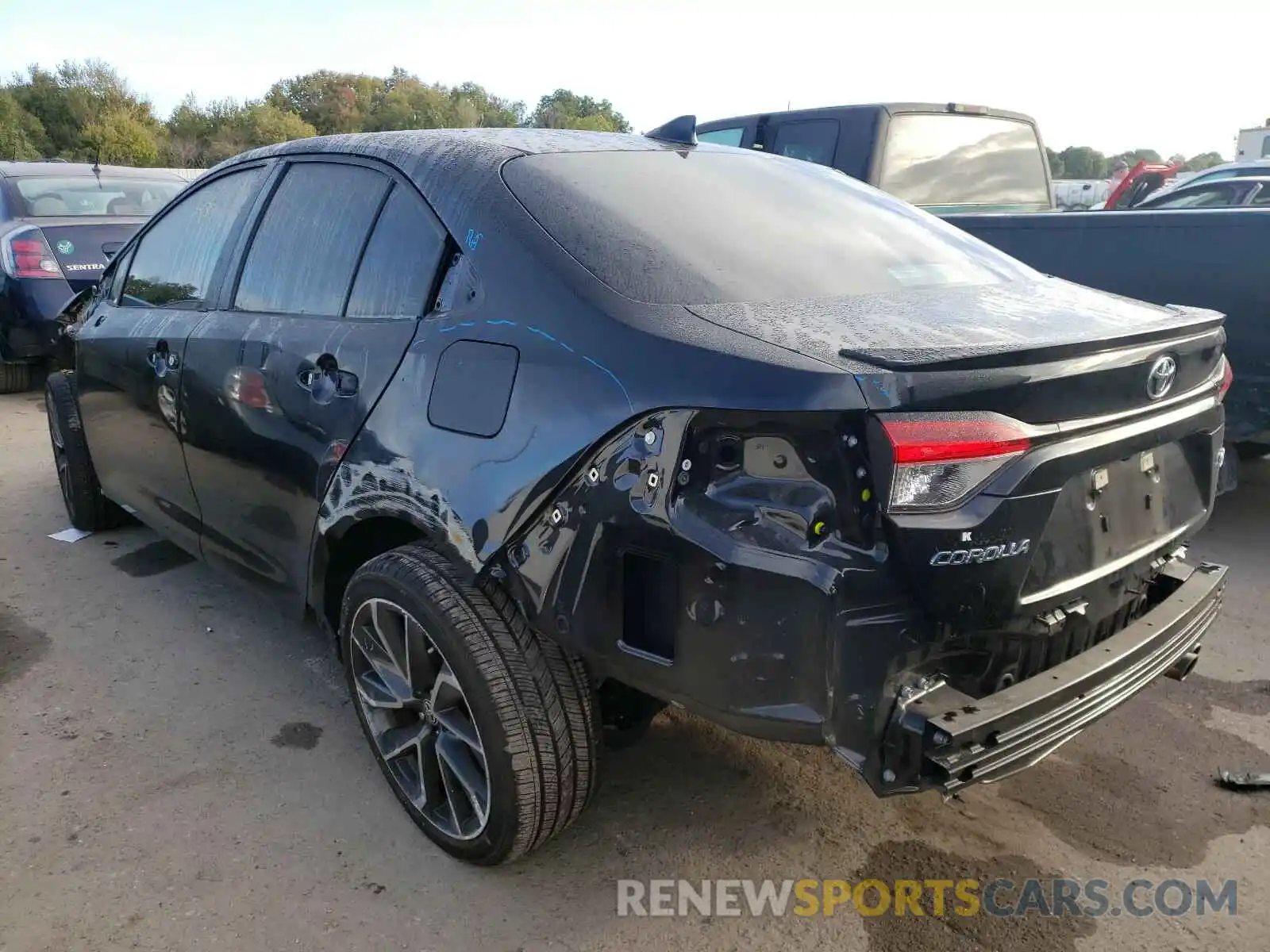 3 Photograph of a damaged car 5YFS4RCEXLP047295 TOYOTA COROLLA 2020