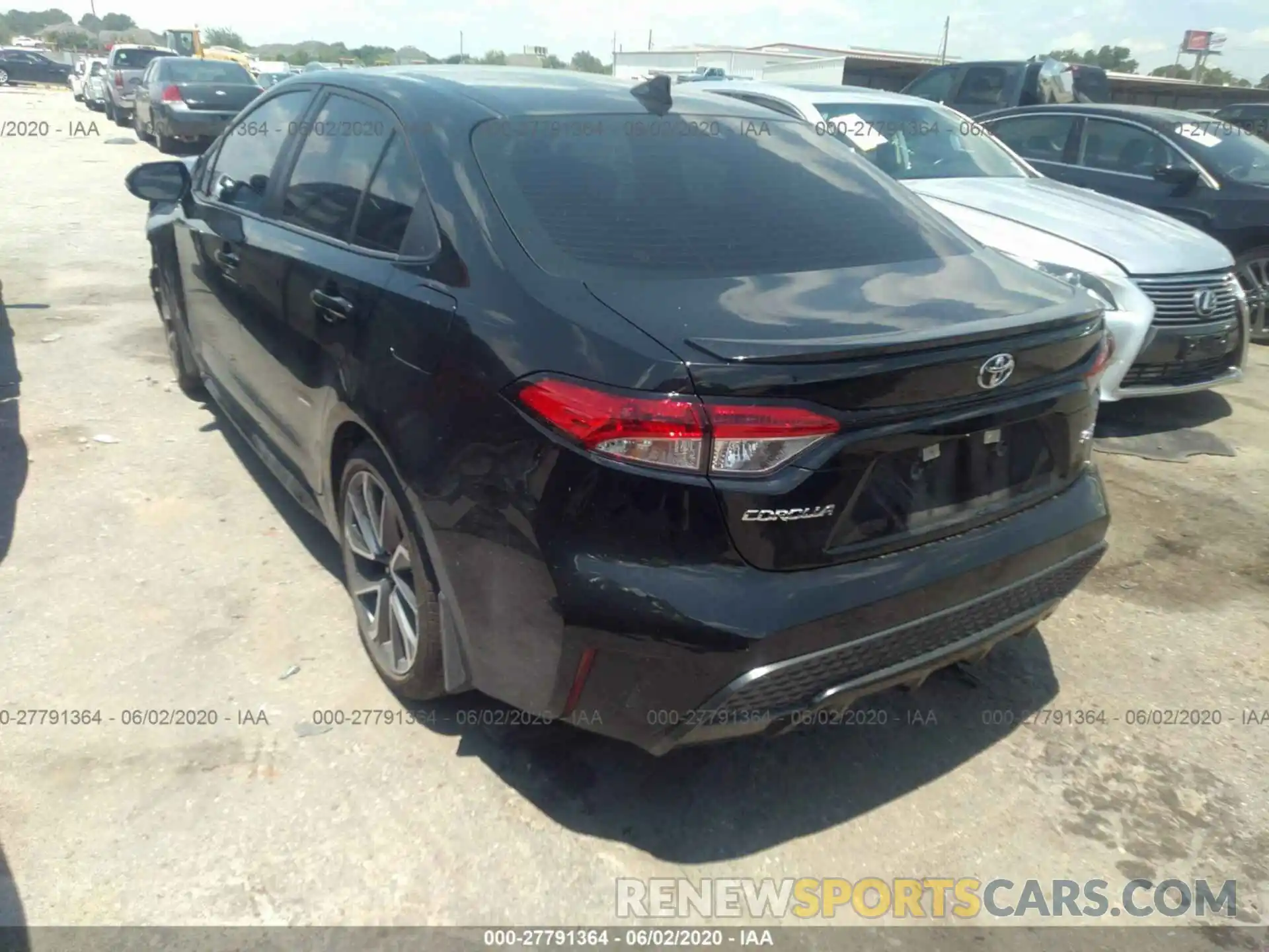 3 Photograph of a damaged car 5YFS4RCEXLP047510 TOYOTA COROLLA 2020