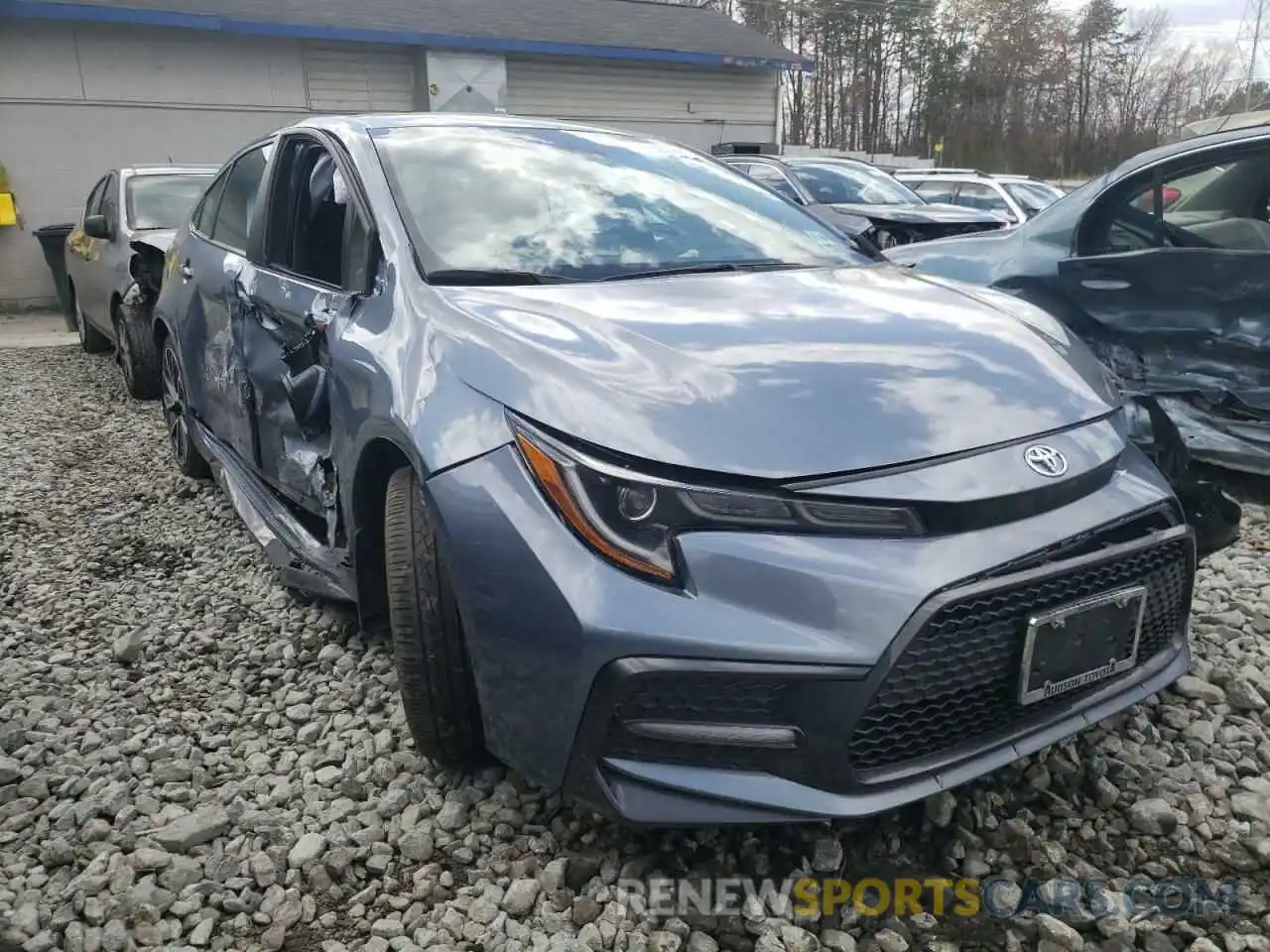 1 Photograph of a damaged car 5YFS4RCEXLP047796 TOYOTA COROLLA 2020