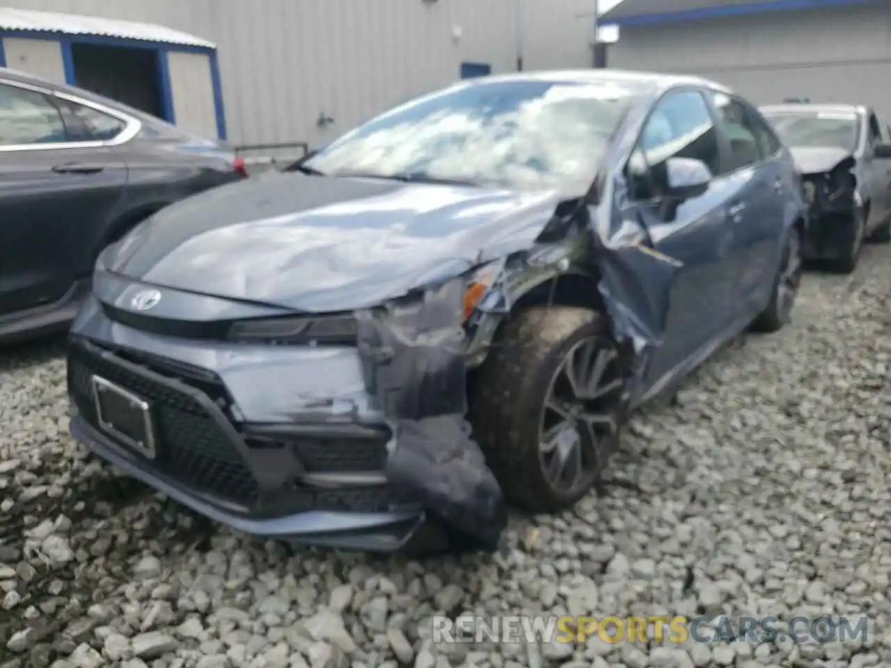 2 Photograph of a damaged car 5YFS4RCEXLP047796 TOYOTA COROLLA 2020