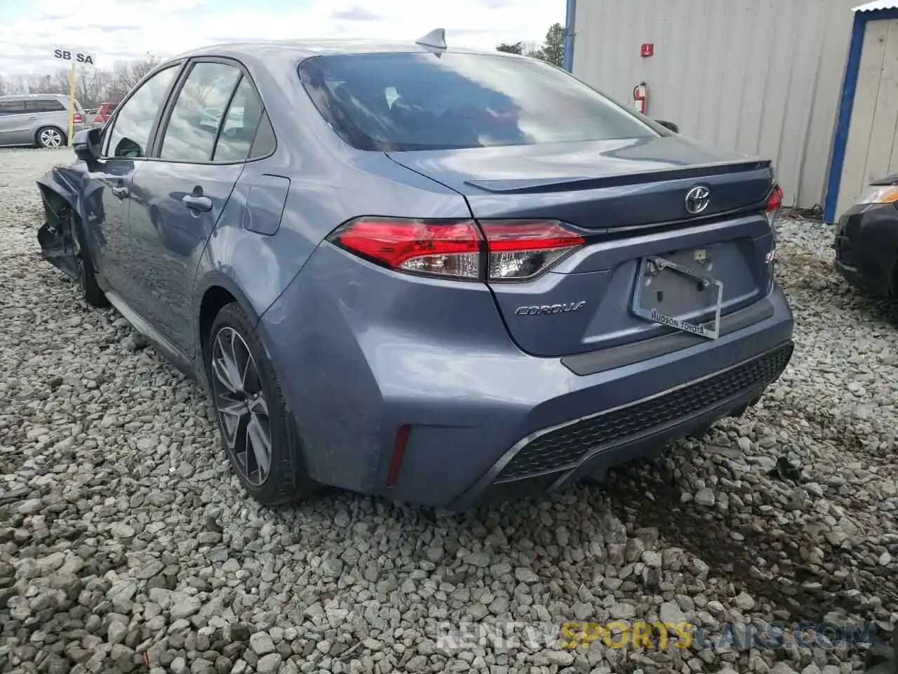 3 Photograph of a damaged car 5YFS4RCEXLP047796 TOYOTA COROLLA 2020