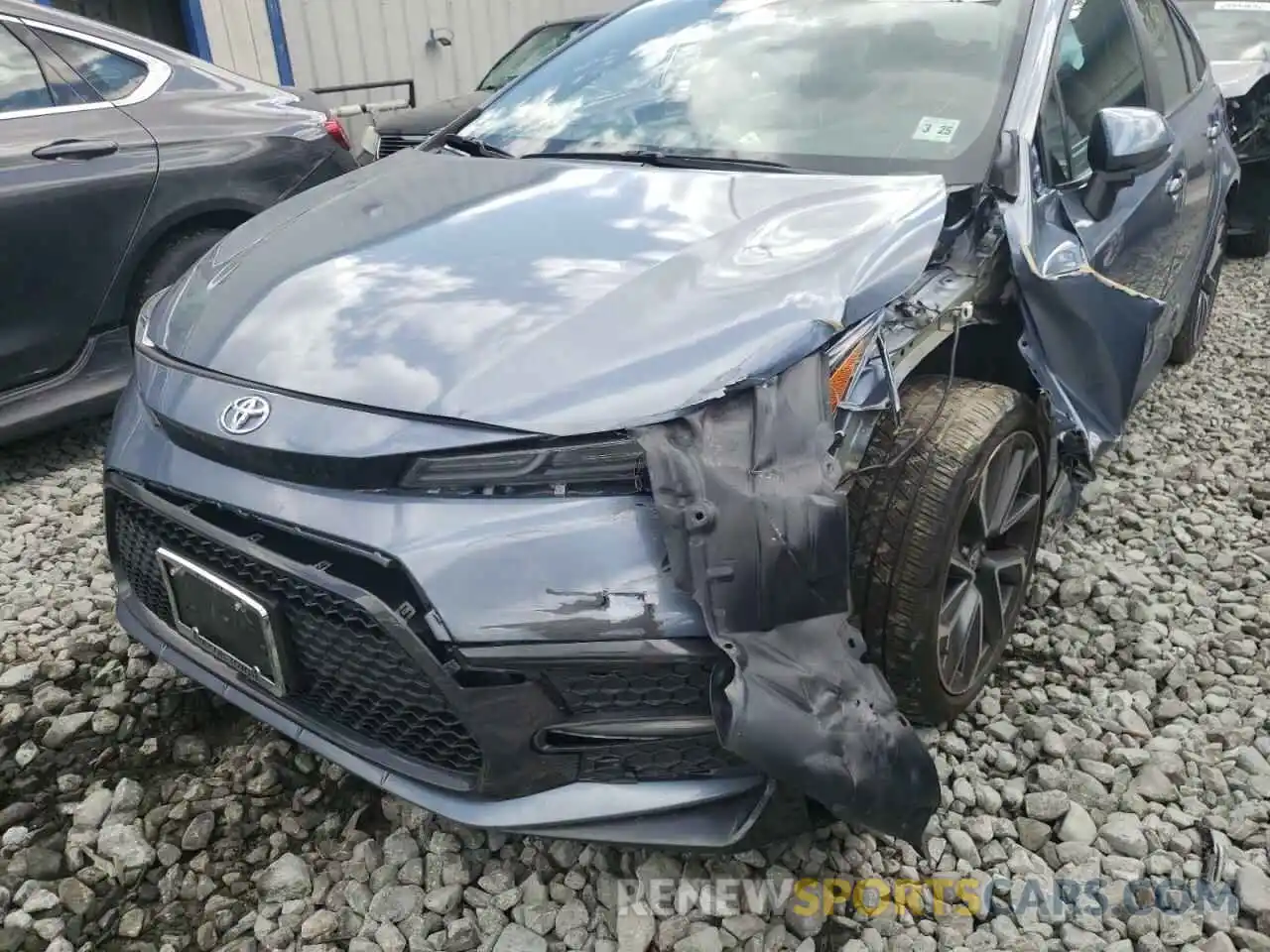 9 Photograph of a damaged car 5YFS4RCEXLP047796 TOYOTA COROLLA 2020