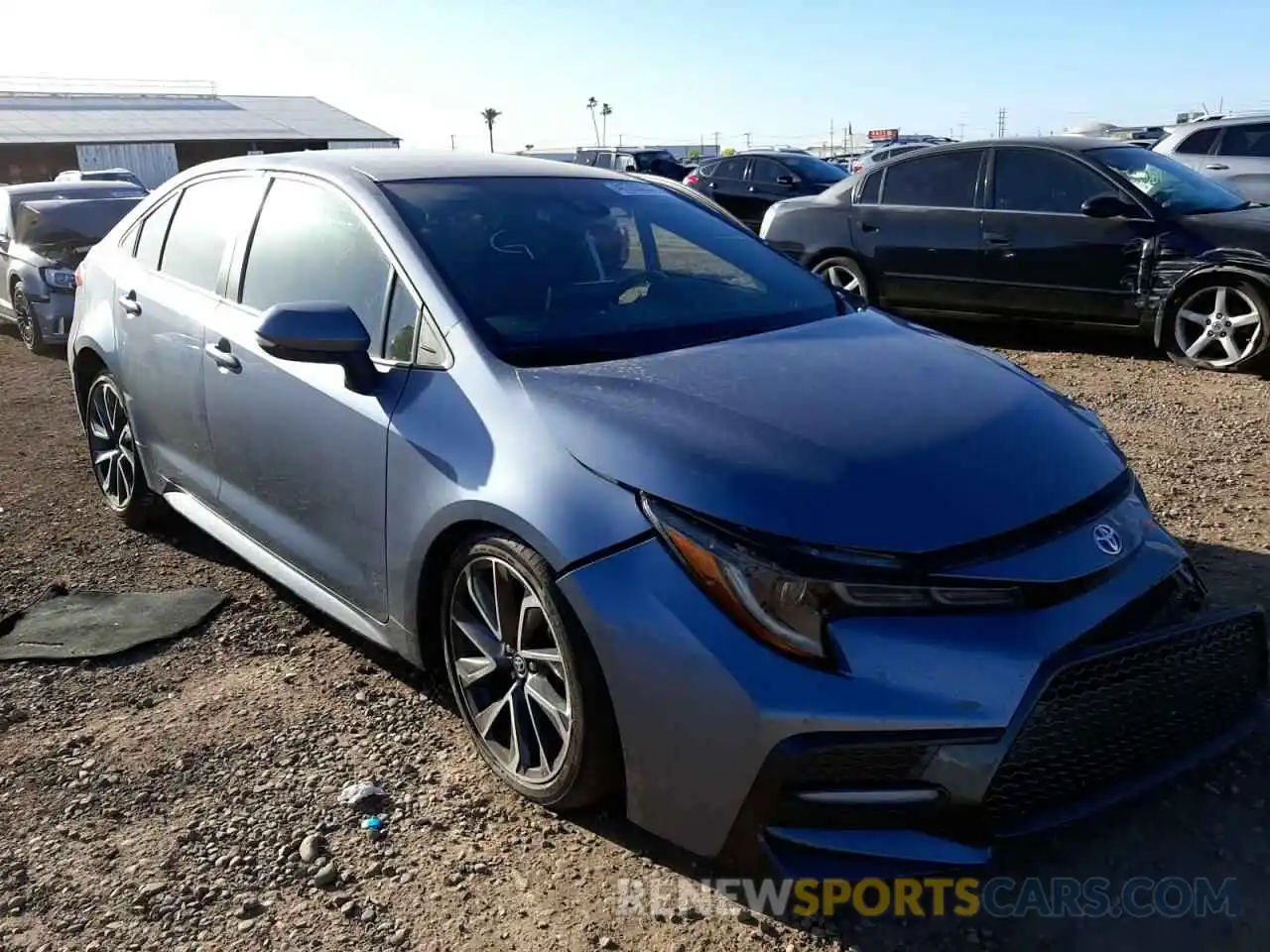 1 Photograph of a damaged car 5YFS4RCEXLP048074 TOYOTA COROLLA 2020