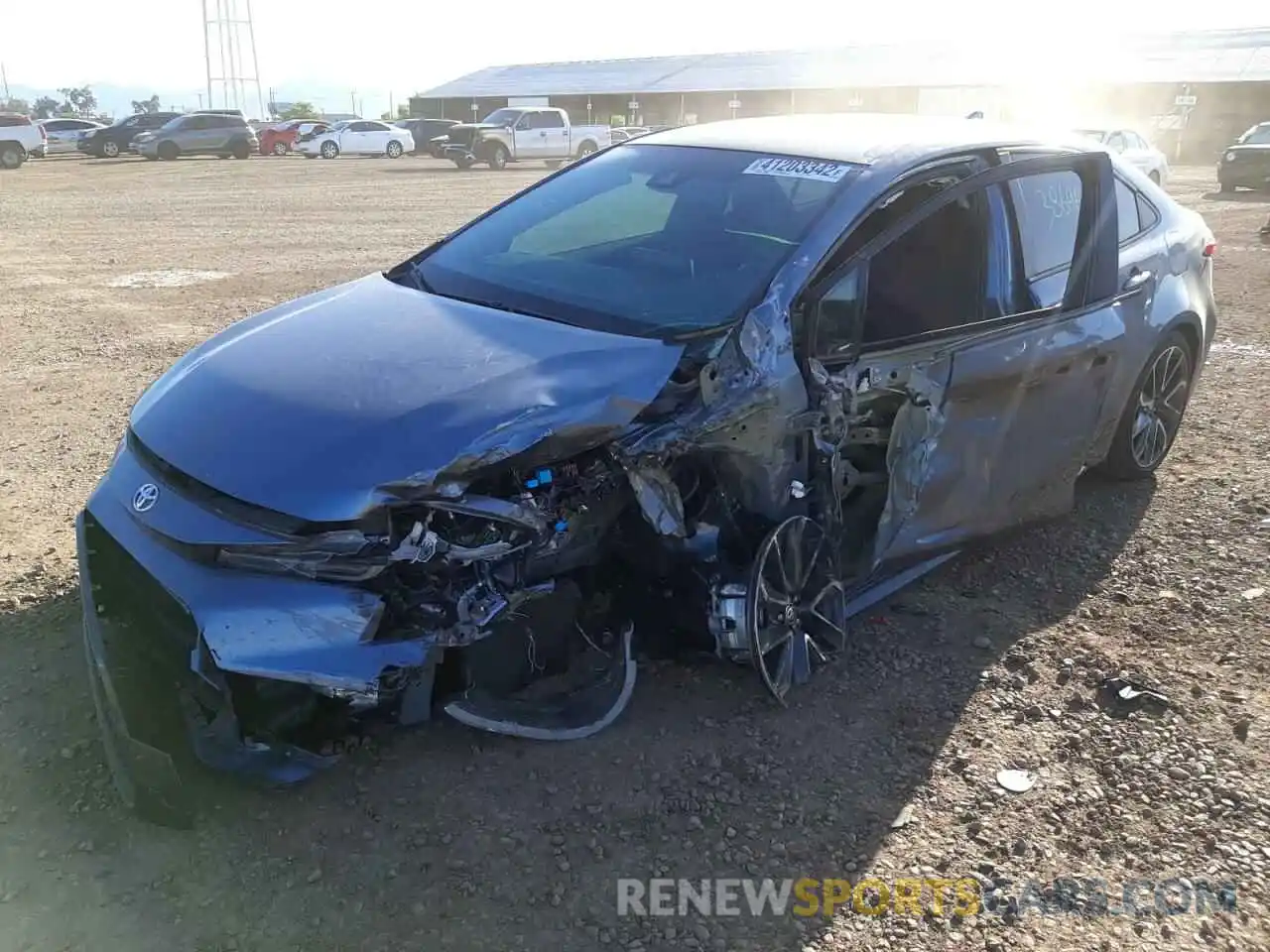 2 Photograph of a damaged car 5YFS4RCEXLP048074 TOYOTA COROLLA 2020