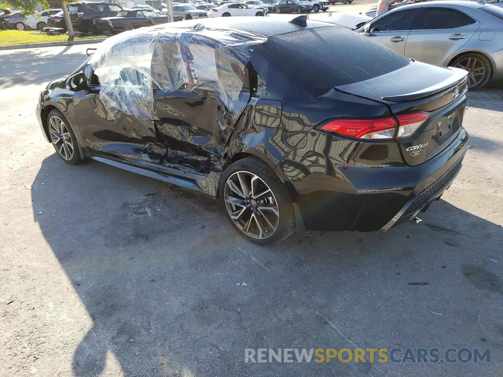 3 Photograph of a damaged car 5YFS4RCEXLP048317 TOYOTA COROLLA 2020