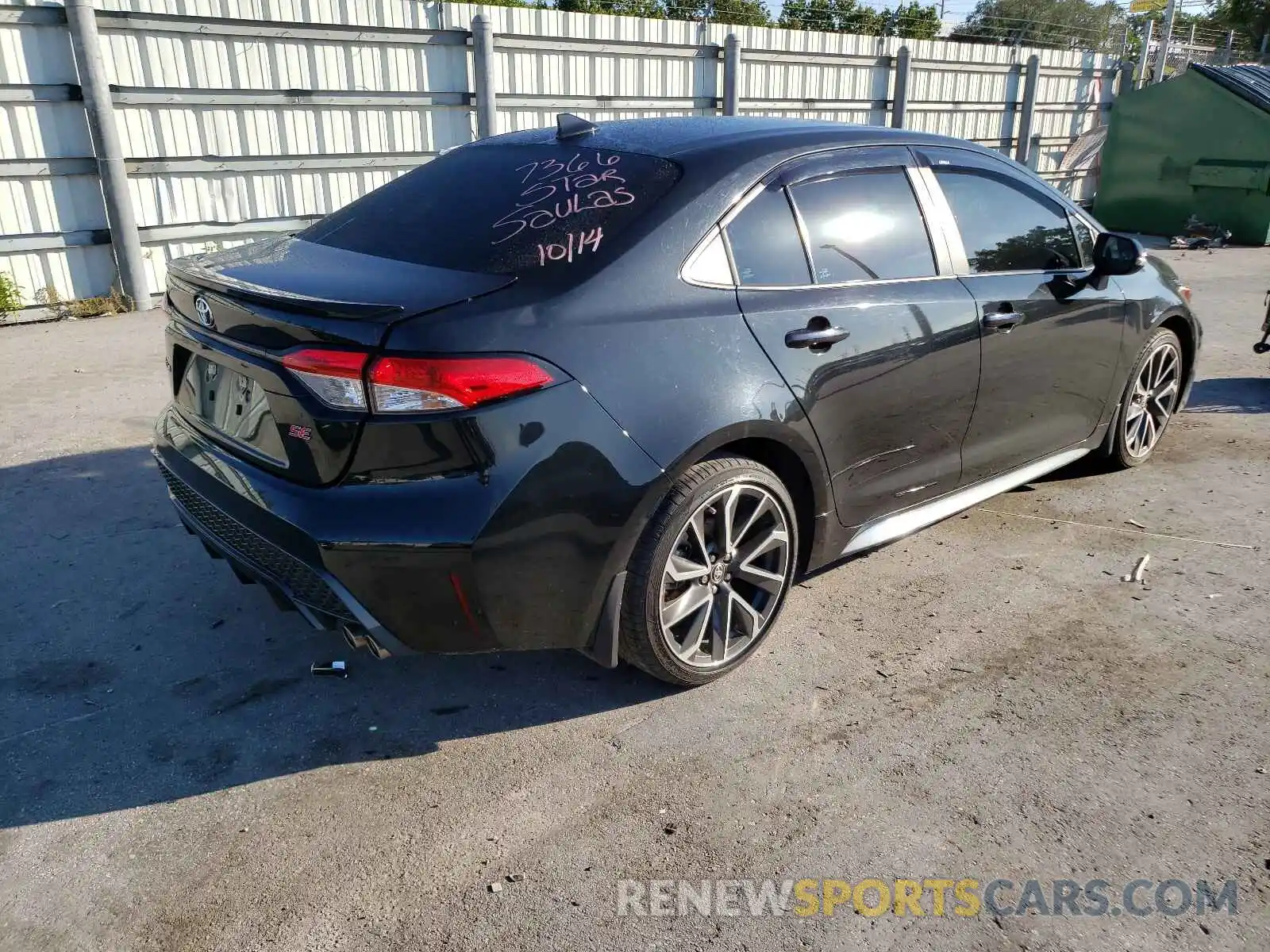 4 Photograph of a damaged car 5YFS4RCEXLP048317 TOYOTA COROLLA 2020