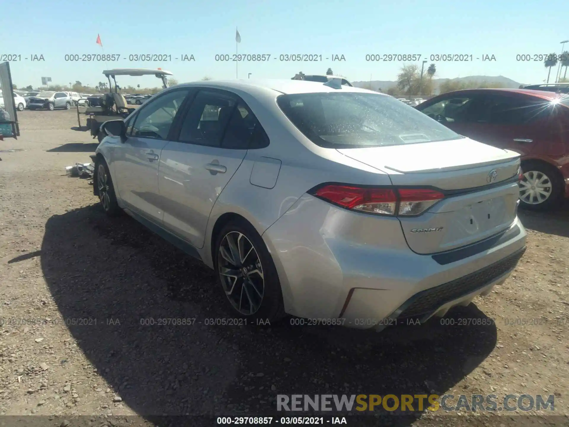 3 Photograph of a damaged car 5YFS4RCEXLP049113 TOYOTA COROLLA 2020