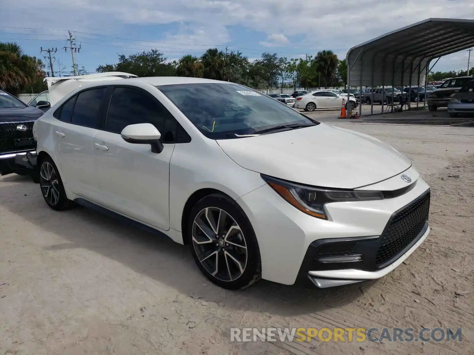 1 Photograph of a damaged car 5YFS4RCEXLP050939 TOYOTA COROLLA 2020