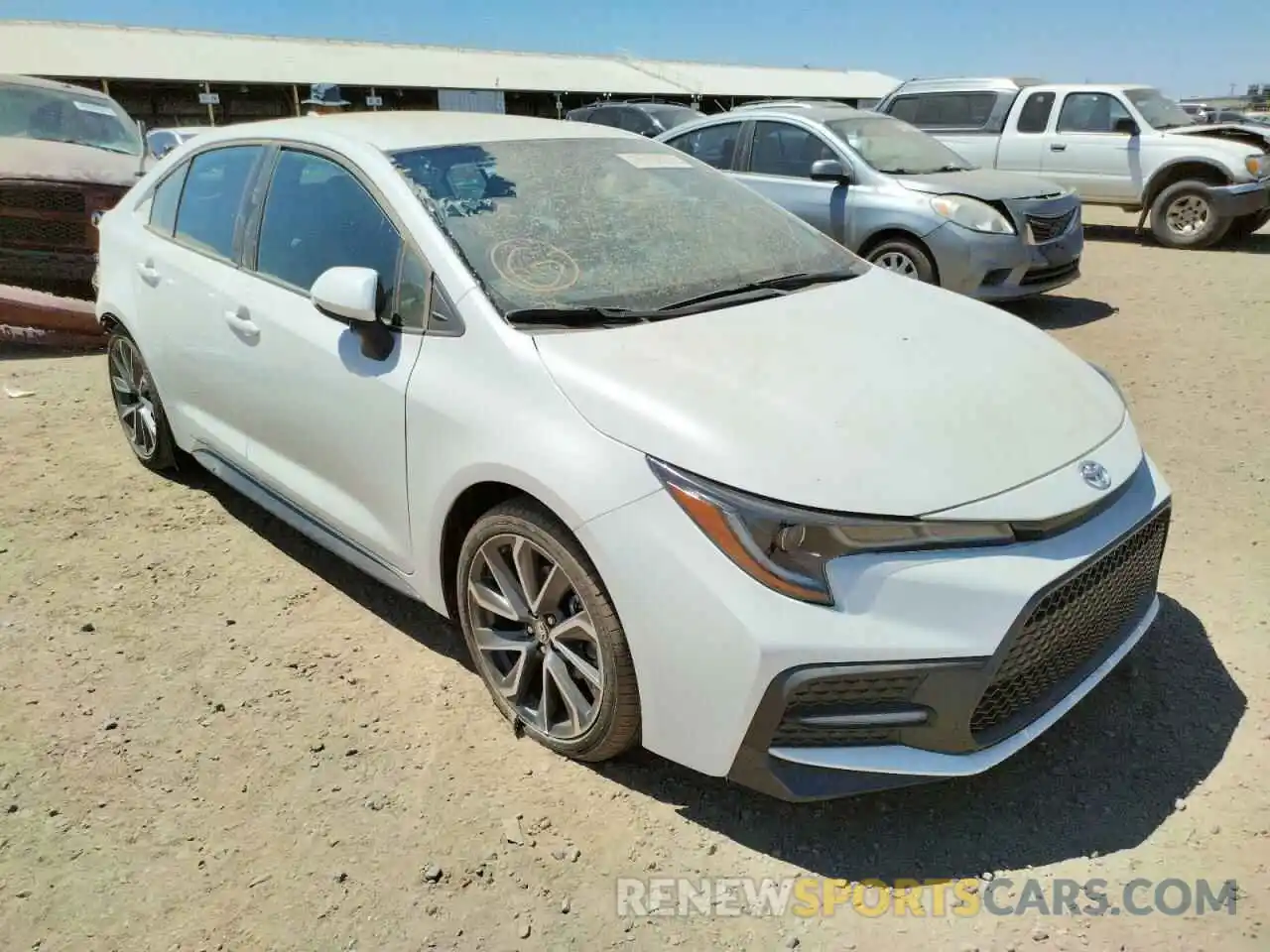 1 Photograph of a damaged car 5YFS4RCEXLP051072 TOYOTA COROLLA 2020