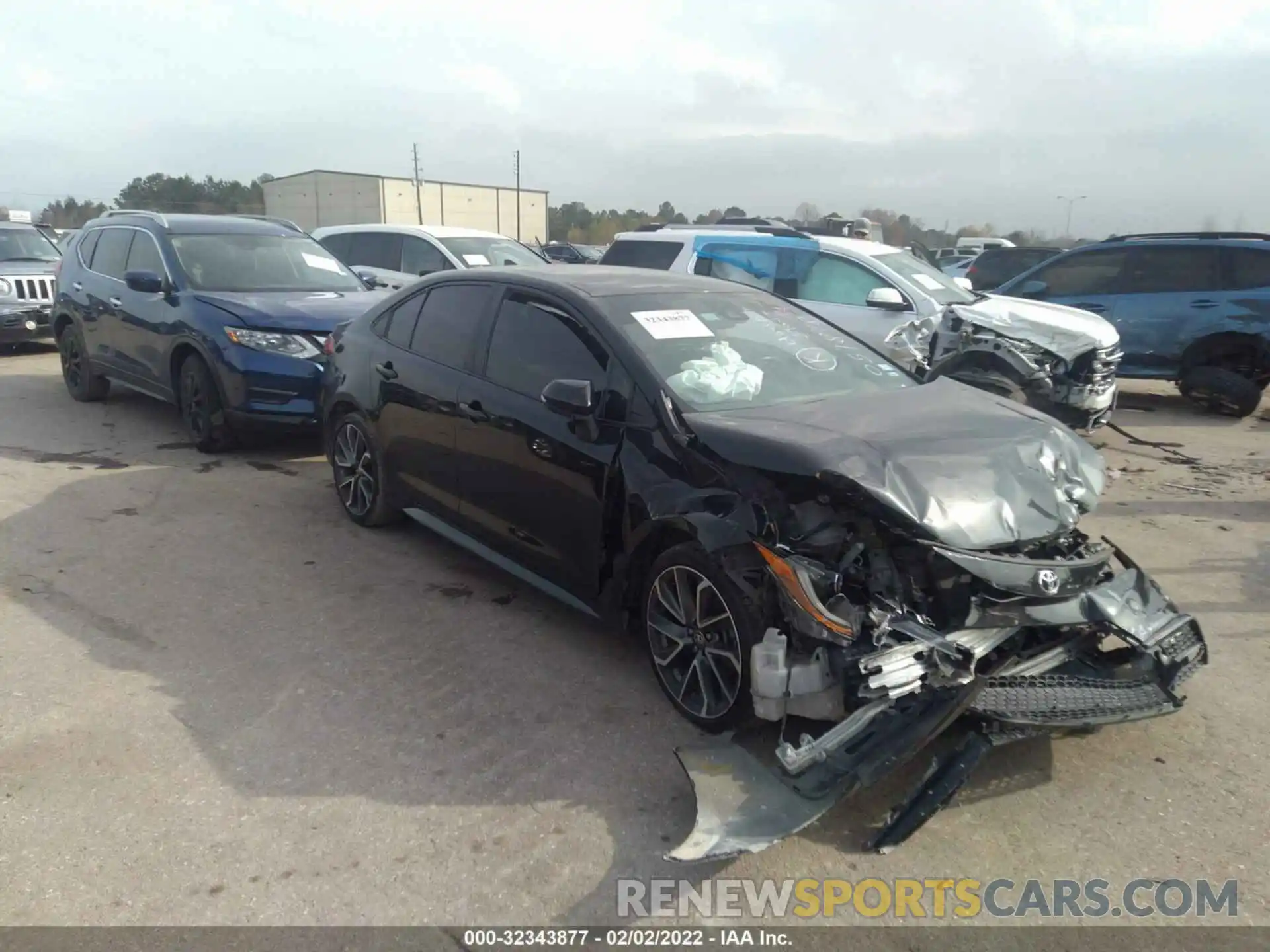 1 Photograph of a damaged car 5YFS4RCEXLP051878 TOYOTA COROLLA 2020