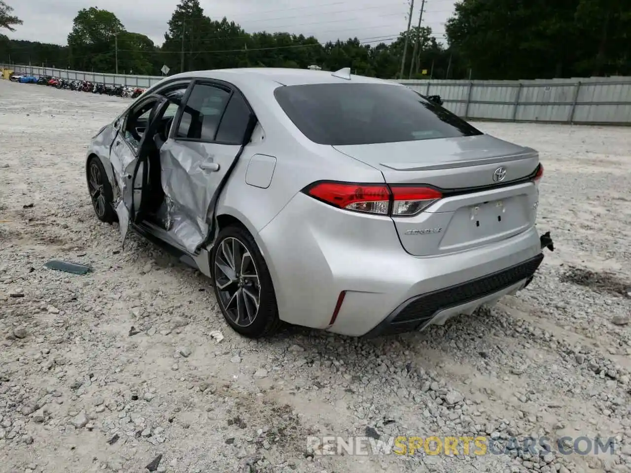 3 Photograph of a damaged car 5YFS4RCEXLP053422 TOYOTA COROLLA 2020