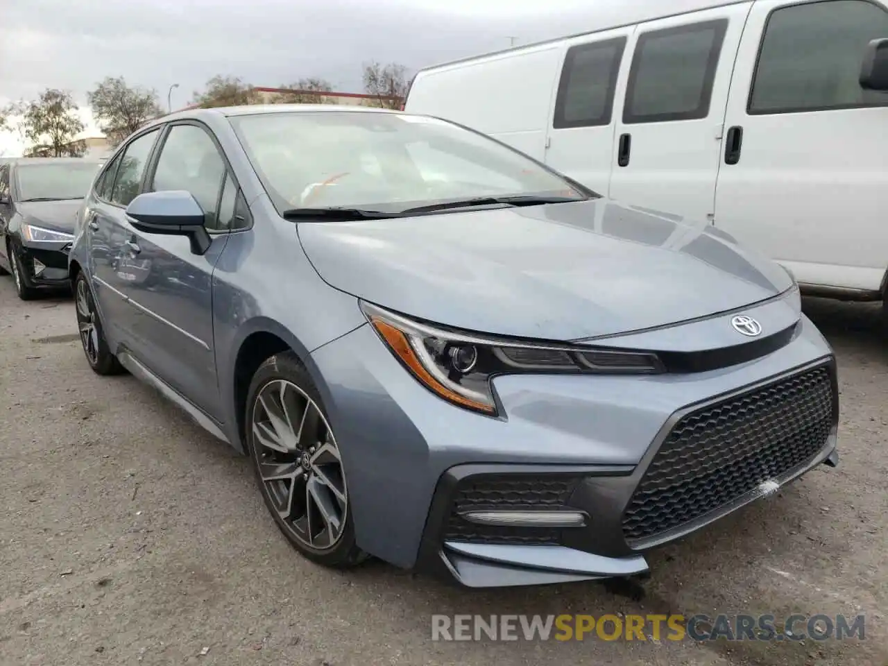 1 Photograph of a damaged car 5YFS4RCEXLP053694 TOYOTA COROLLA 2020