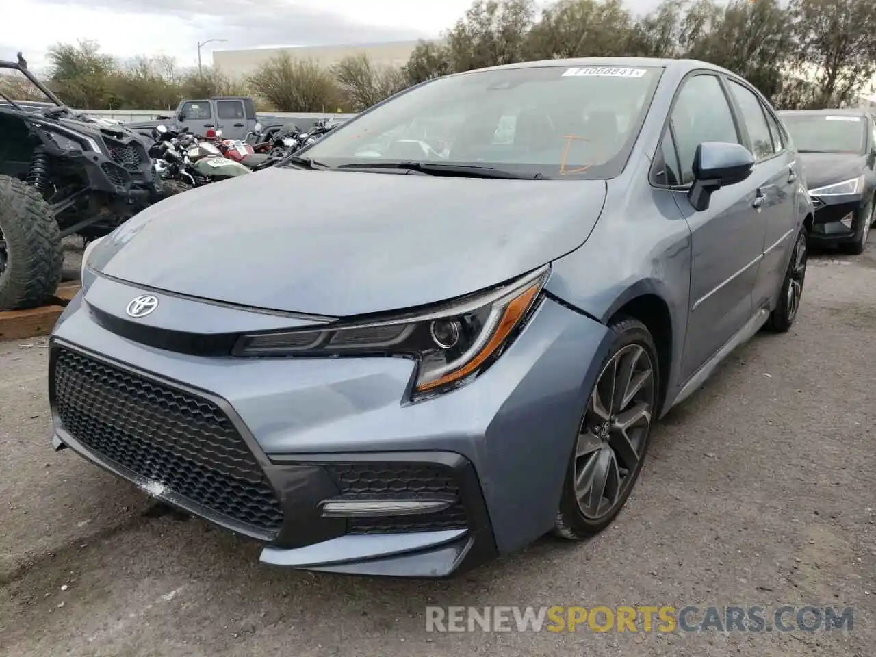 2 Photograph of a damaged car 5YFS4RCEXLP053694 TOYOTA COROLLA 2020