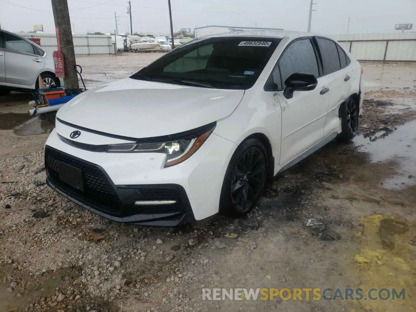 2 Photograph of a damaged car 5YFS4RCEXLP055655 TOYOTA COROLLA 2020