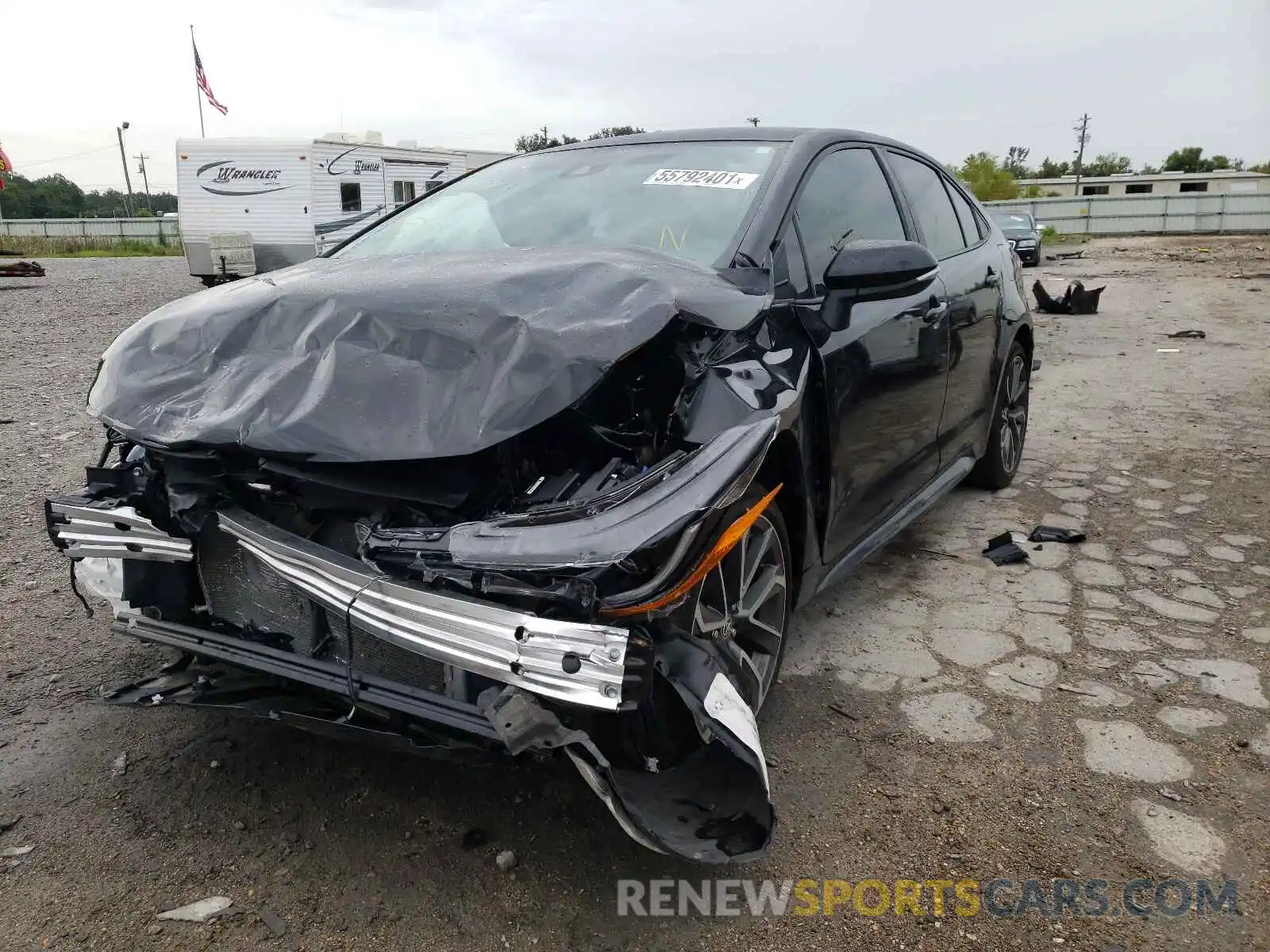 2 Photograph of a damaged car 5YFS4RCEXLP057163 TOYOTA COROLLA 2020