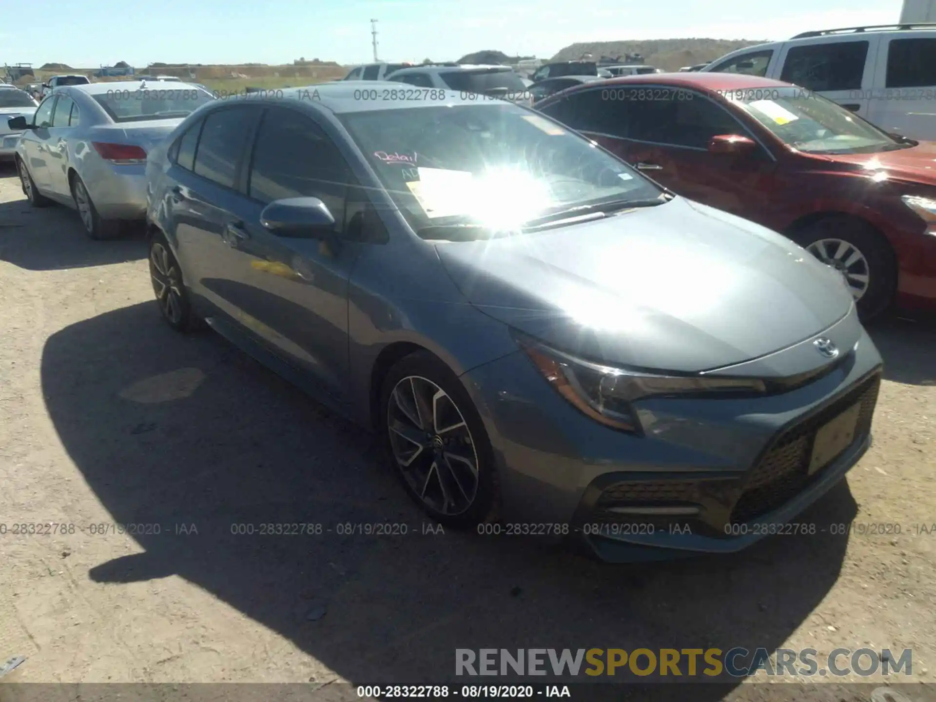 1 Photograph of a damaged car 5YFT4RCE0LP006341 TOYOTA COROLLA 2020