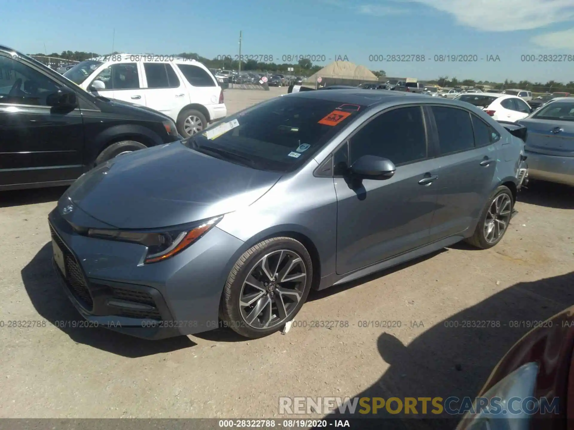 2 Photograph of a damaged car 5YFT4RCE0LP006341 TOYOTA COROLLA 2020