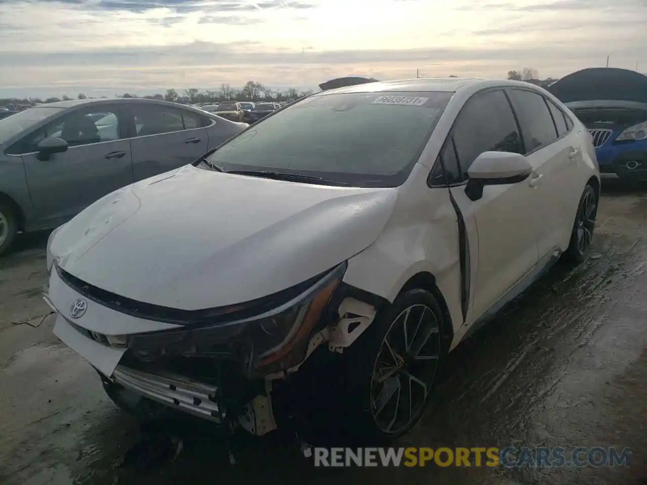 2 Photograph of a damaged car 5YFT4RCE1LP001097 TOYOTA COROLLA 2020