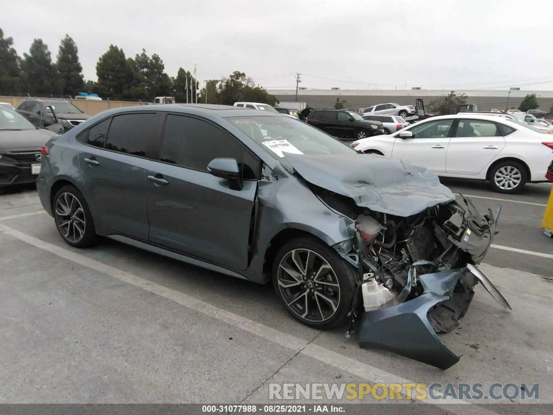 1 Photograph of a damaged car 5YFT4RCE1LP004128 TOYOTA COROLLA 2020