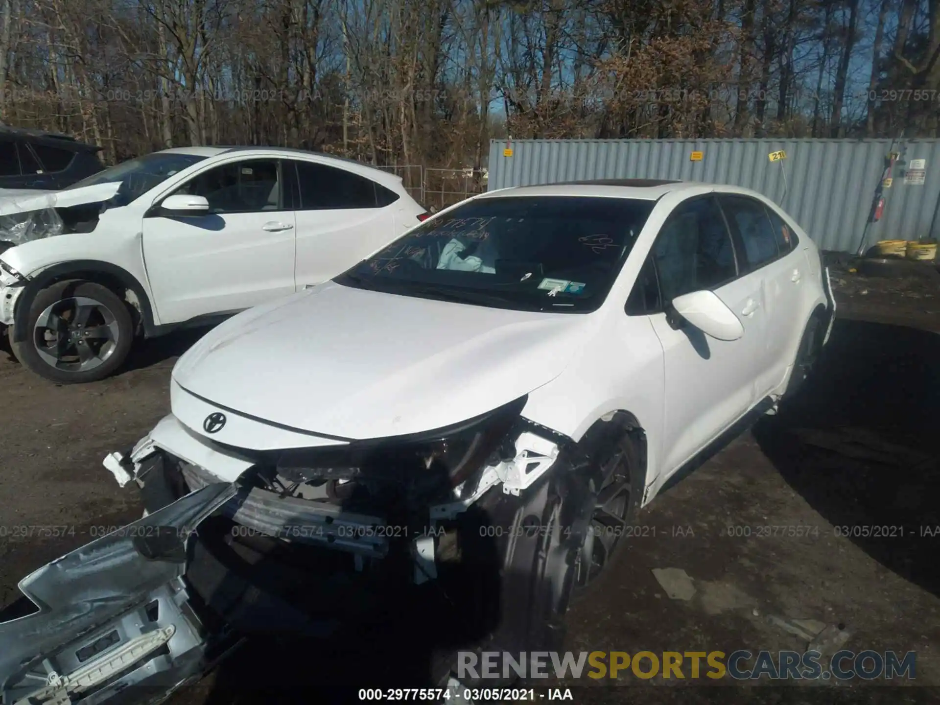 2 Photograph of a damaged car 5YFT4RCE1LP017512 TOYOTA COROLLA 2020