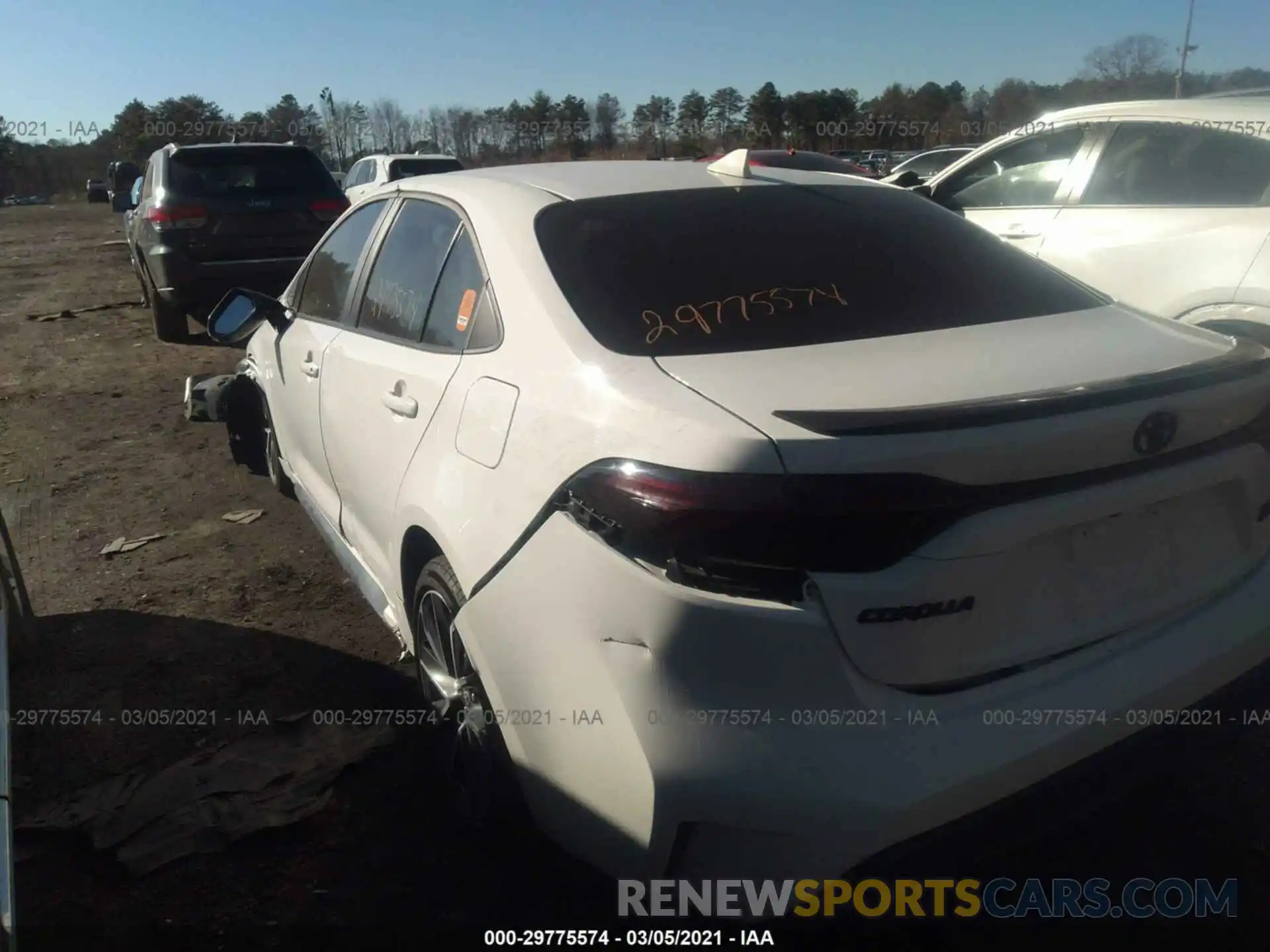 3 Photograph of a damaged car 5YFT4RCE1LP017512 TOYOTA COROLLA 2020