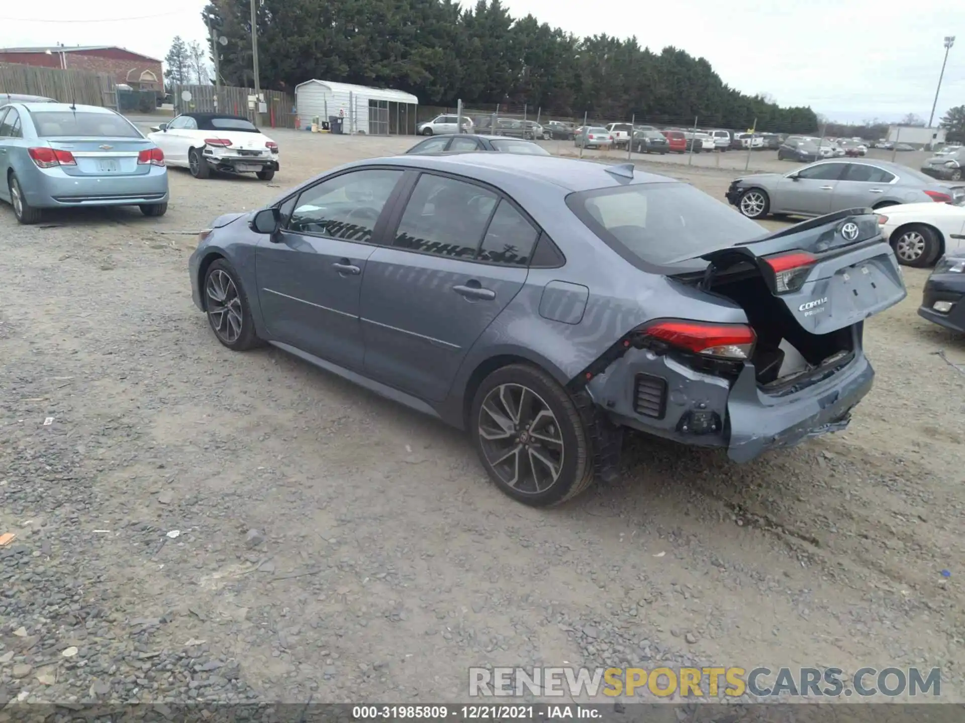 3 Photograph of a damaged car 5YFT4RCE1LP022323 TOYOTA COROLLA 2020