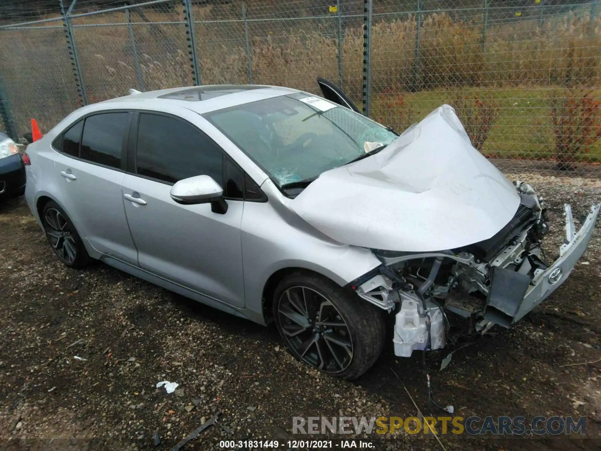 1 Photograph of a damaged car 5YFT4RCE1LP023097 TOYOTA COROLLA 2020