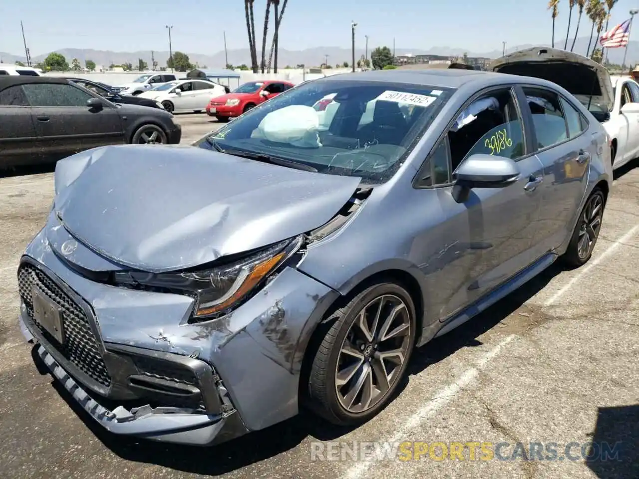 2 Photograph of a damaged car 5YFT4RCE1LP033774 TOYOTA COROLLA 2020