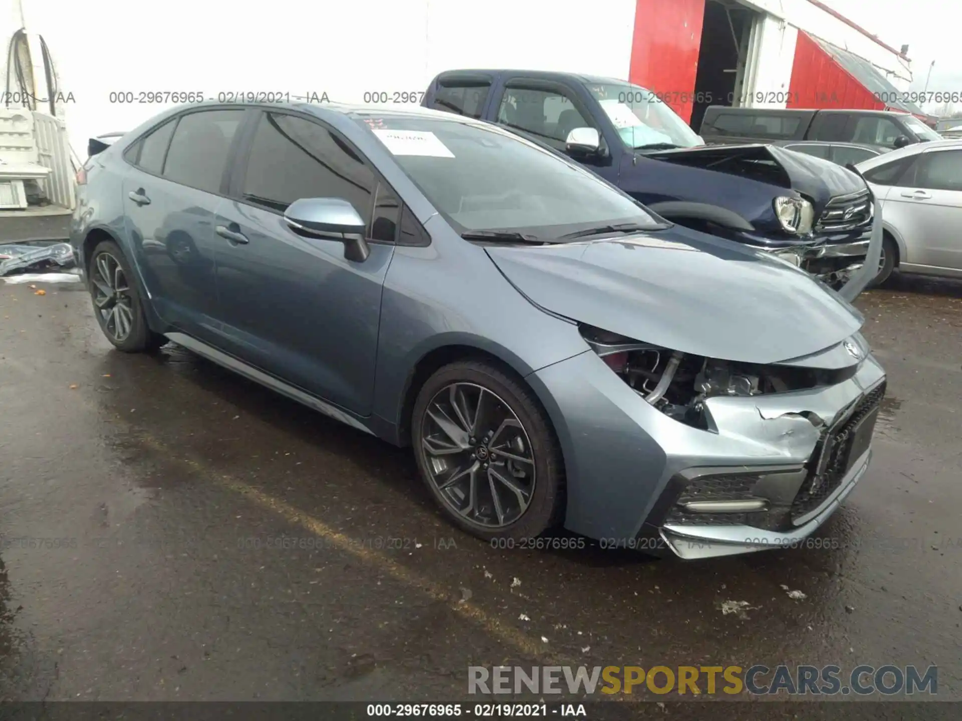 1 Photograph of a damaged car 5YFT4RCE2LP015719 TOYOTA COROLLA 2020