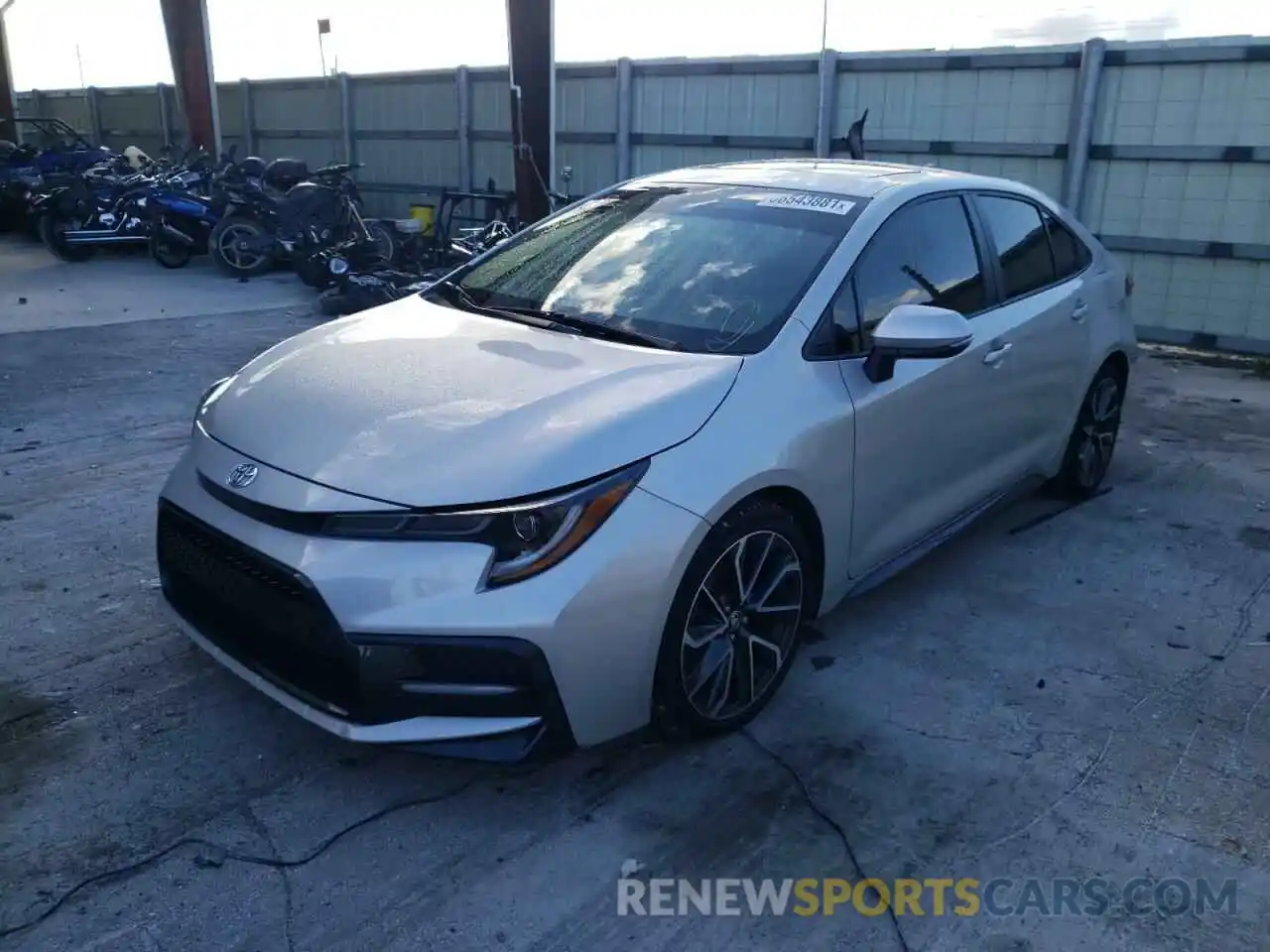 2 Photograph of a damaged car 5YFT4RCE2LP018247 TOYOTA COROLLA 2020