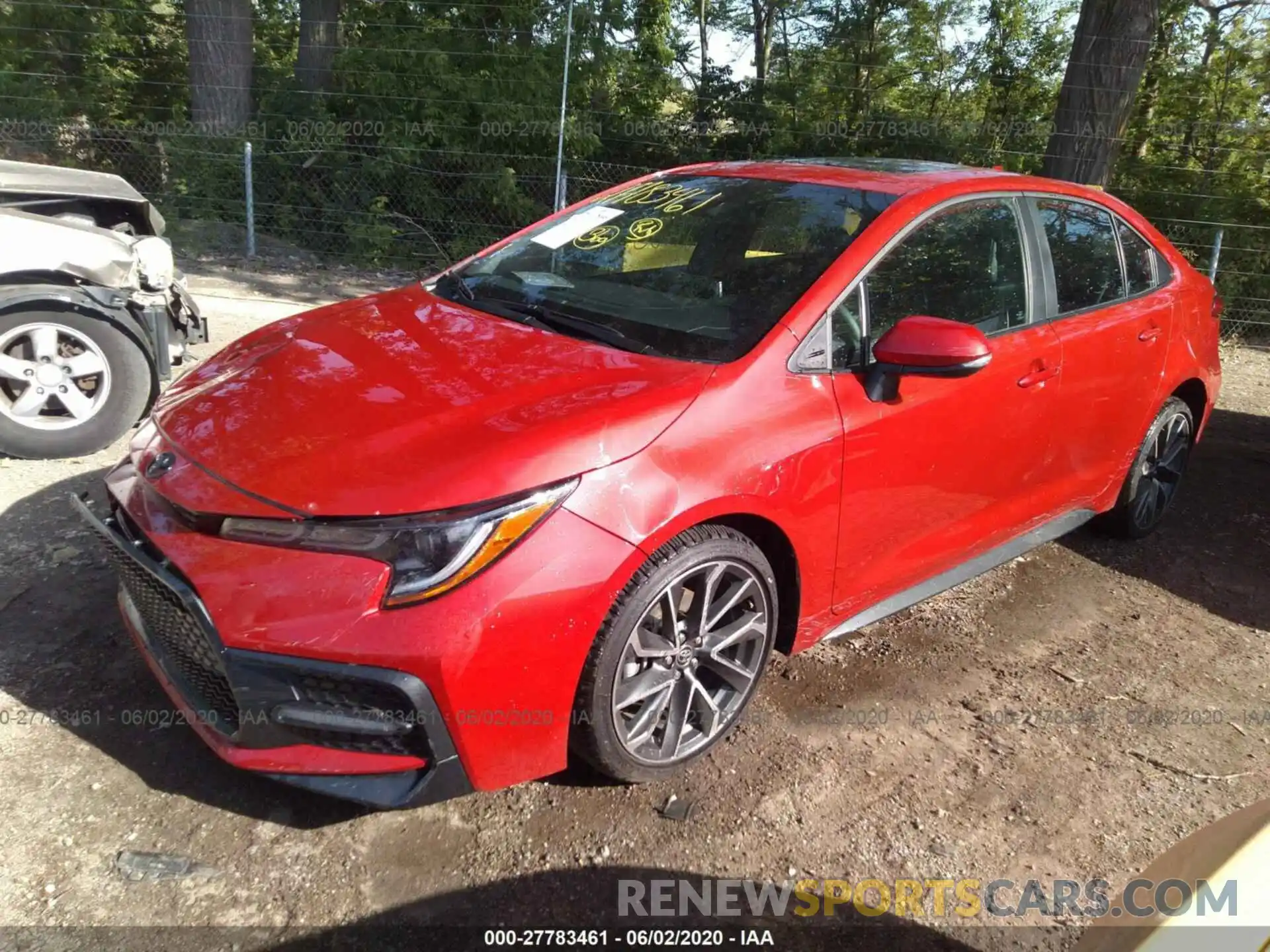 2 Photograph of a damaged car 5YFT4RCE2LP027899 TOYOTA COROLLA 2020