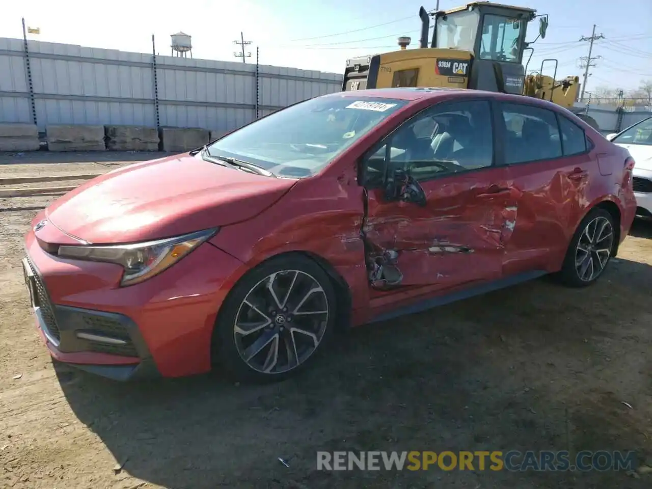 1 Photograph of a damaged car 5YFT4RCE2LP030365 TOYOTA COROLLA 2020