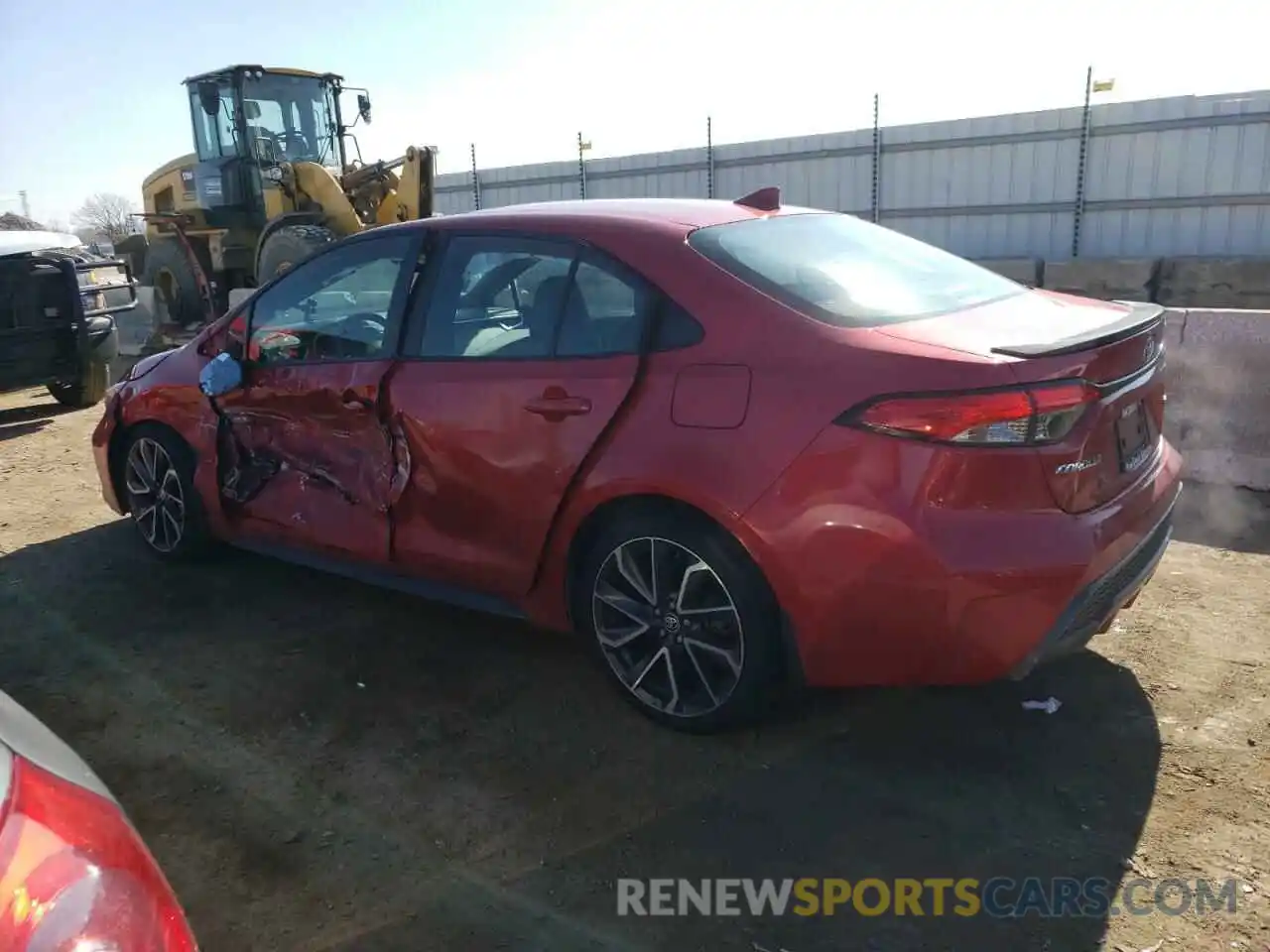 2 Photograph of a damaged car 5YFT4RCE2LP030365 TOYOTA COROLLA 2020