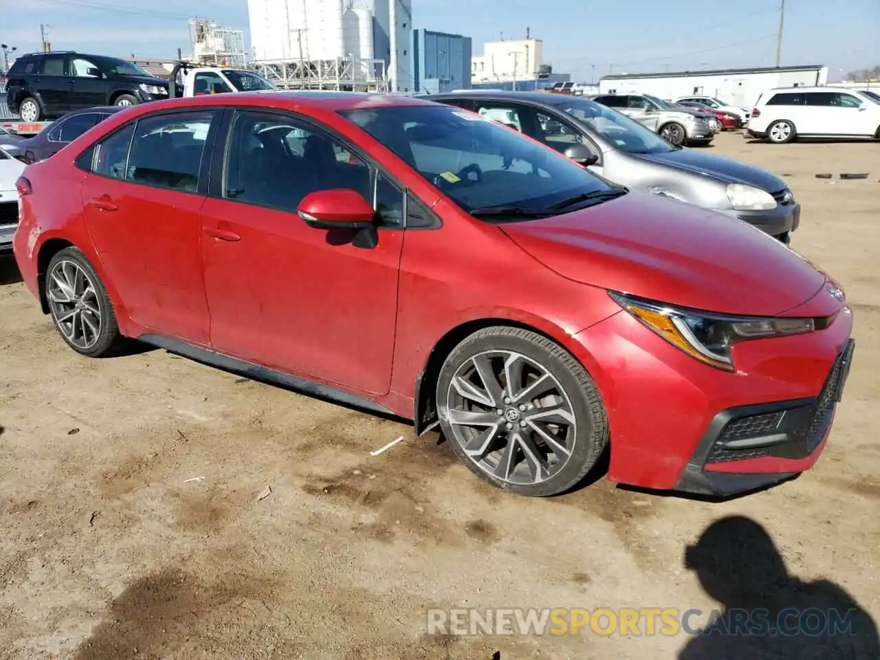 4 Photograph of a damaged car 5YFT4RCE2LP030365 TOYOTA COROLLA 2020