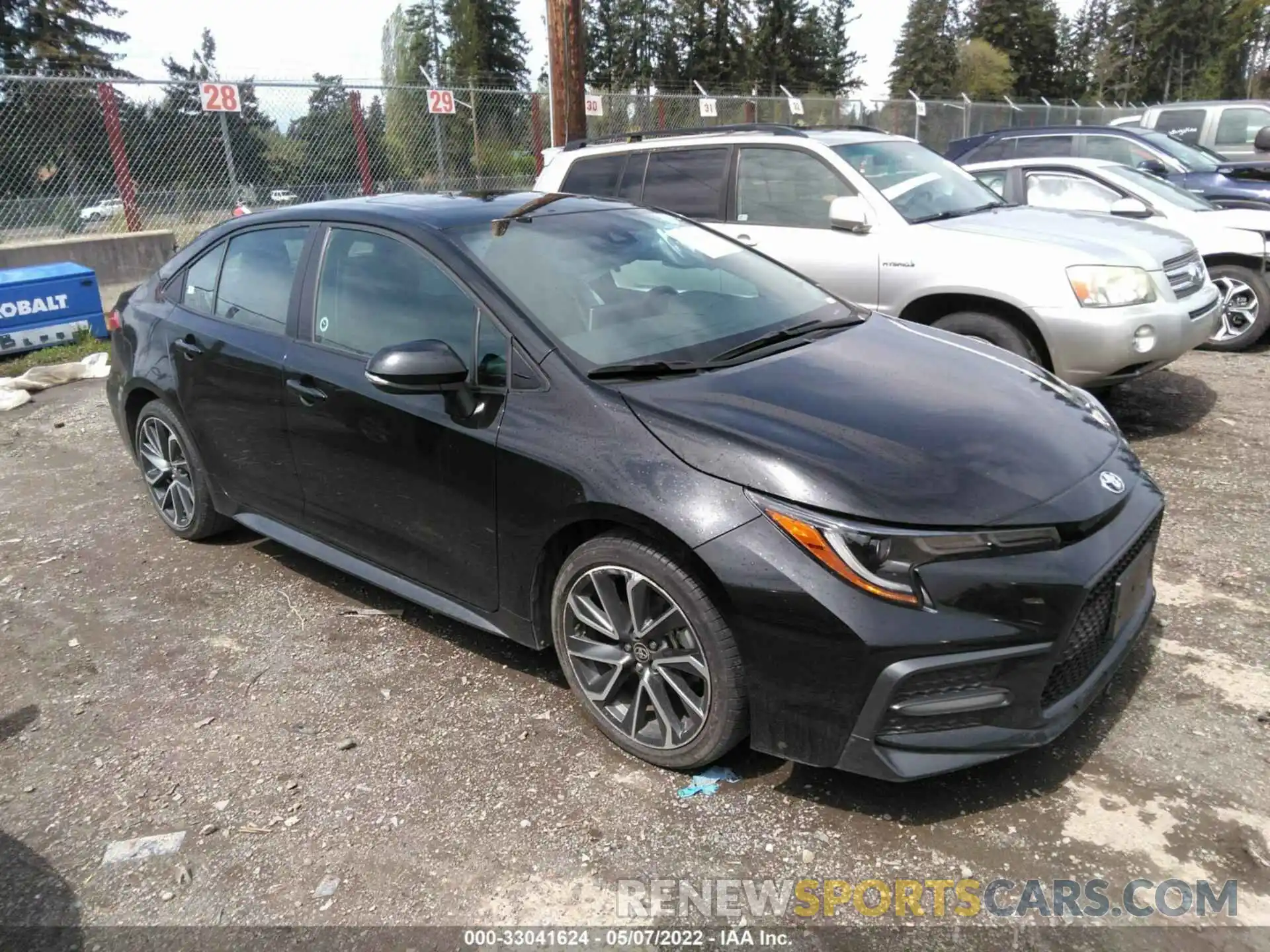 1 Photograph of a damaged car 5YFT4RCE3LP008617 TOYOTA COROLLA 2020