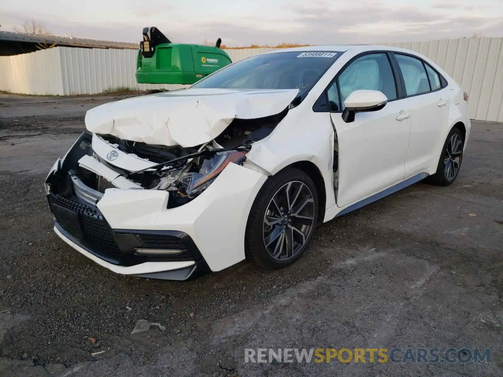 2 Photograph of a damaged car 5YFT4RCE3LP021108 TOYOTA COROLLA 2020