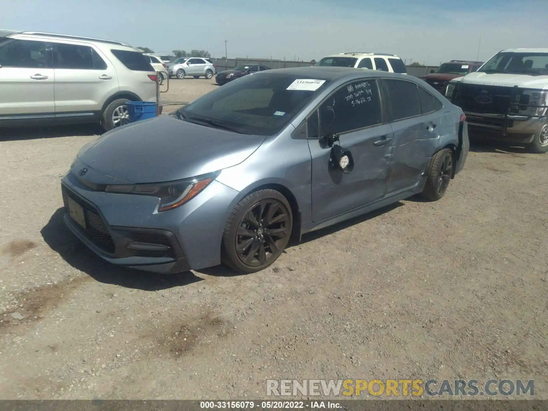 2 Photograph of a damaged car 5YFT4RCE3LP052391 TOYOTA COROLLA 2020