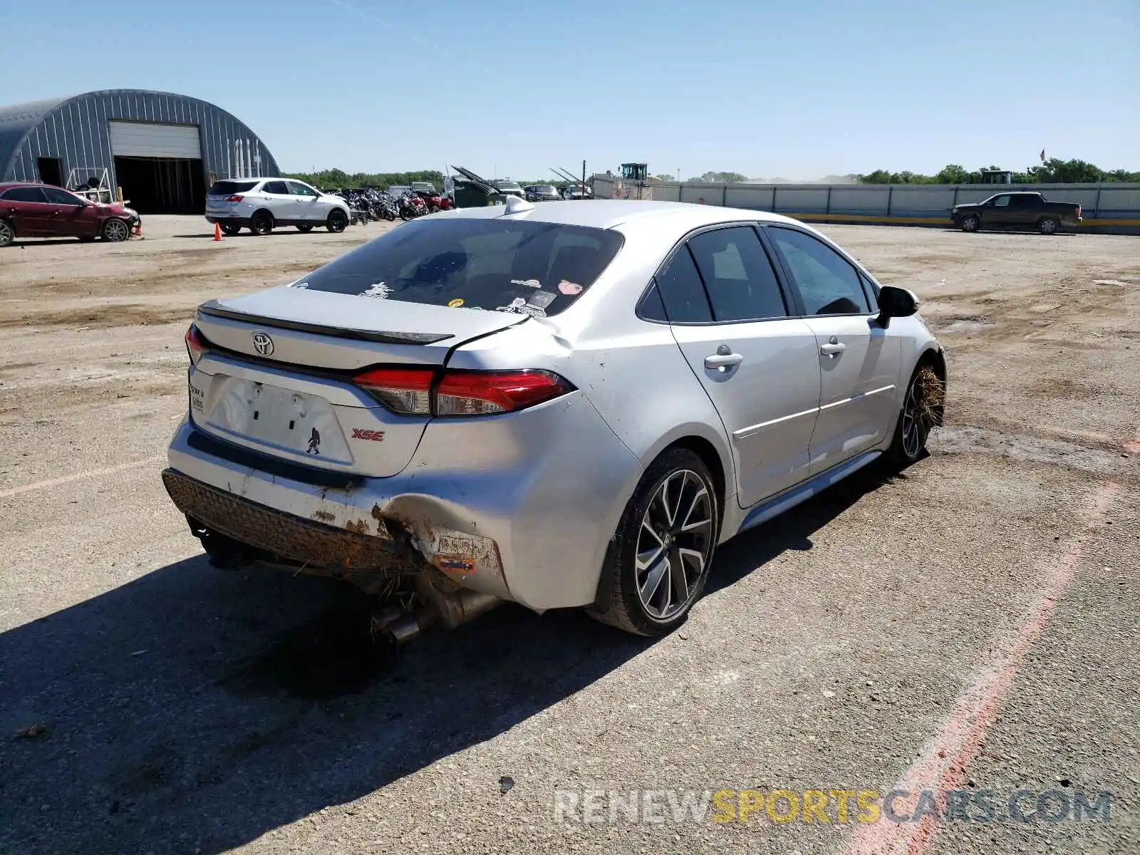 4 Photograph of a damaged car 5YFT4RCE4LP005211 TOYOTA COROLLA 2020